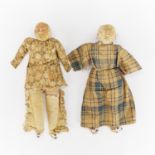 Group of 2 Native American Dolls with Beading