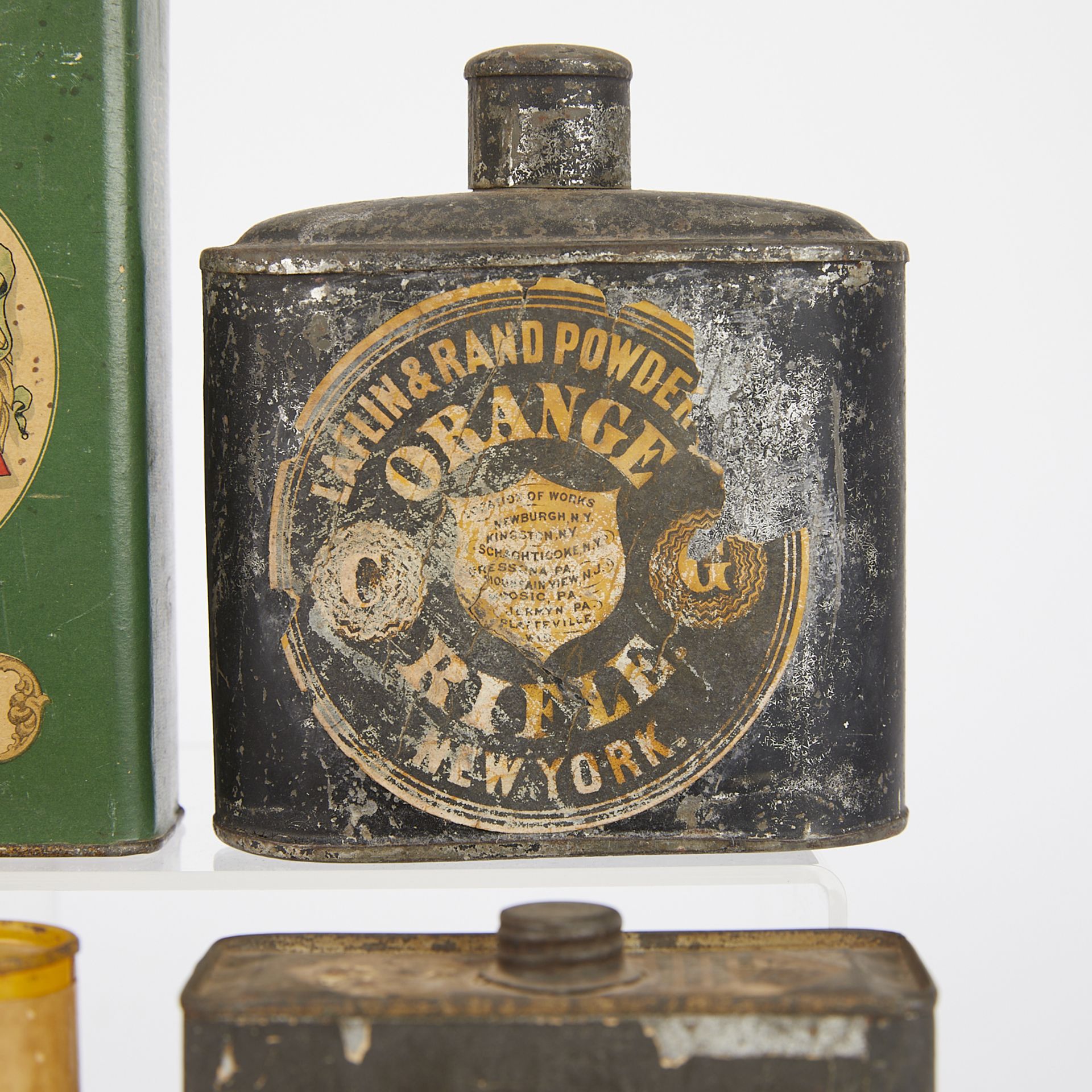 6 Antique Gunpowder Tins - Laflin & DuPont - Bild 2 aus 8