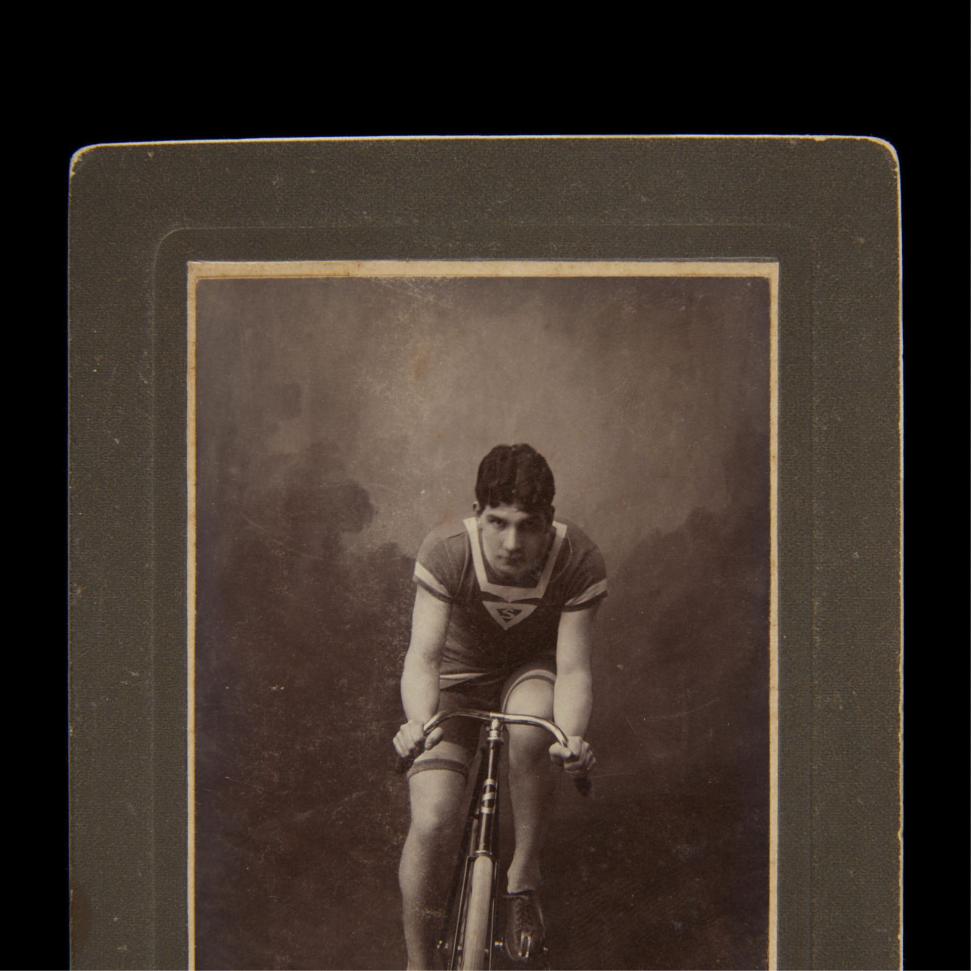 Edward Curtis Carte de Visite Bicyclist Photo - Bild 2 aus 5