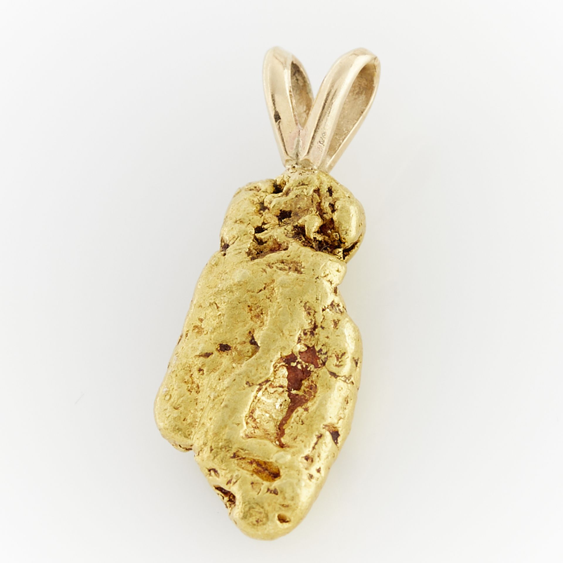 Gold Nugget Form Pendant - Image 4 of 5