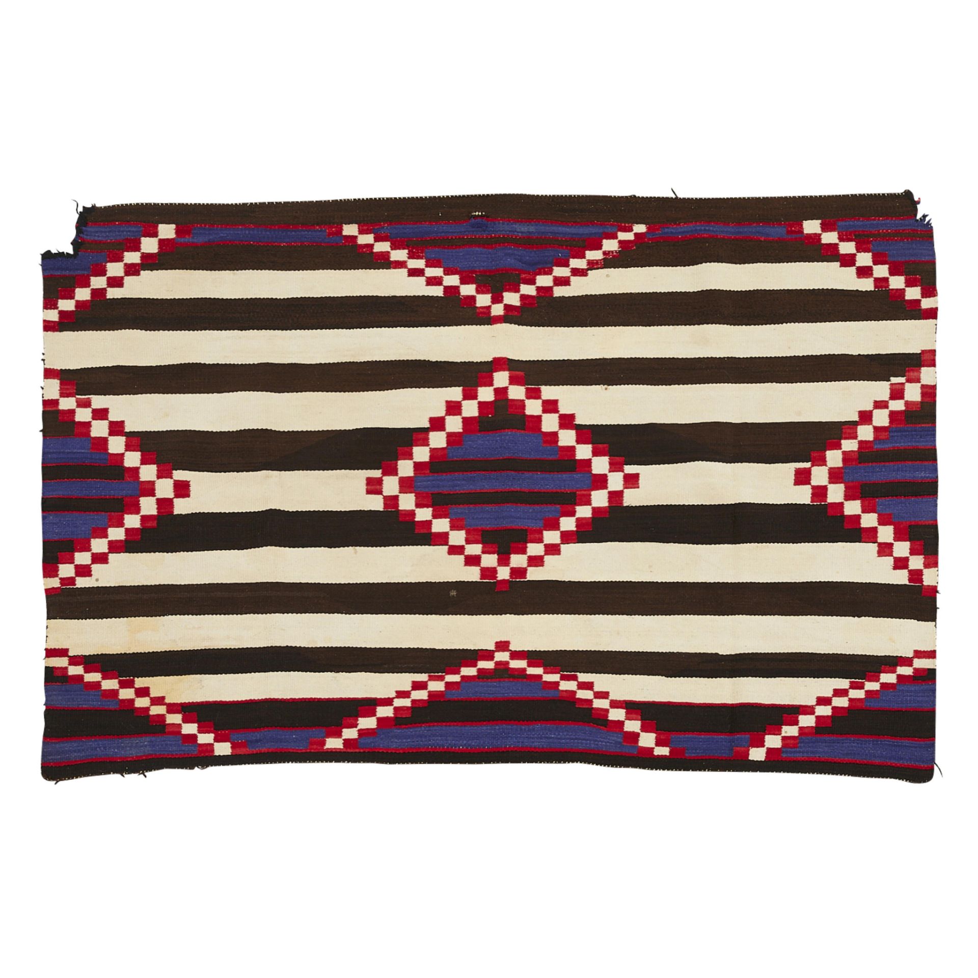 20th c. Navajo Chief's Revival Blanket 6' x 4'