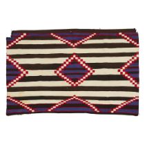 20th c. Navajo Chief's Revival Blanket 6' x 4'