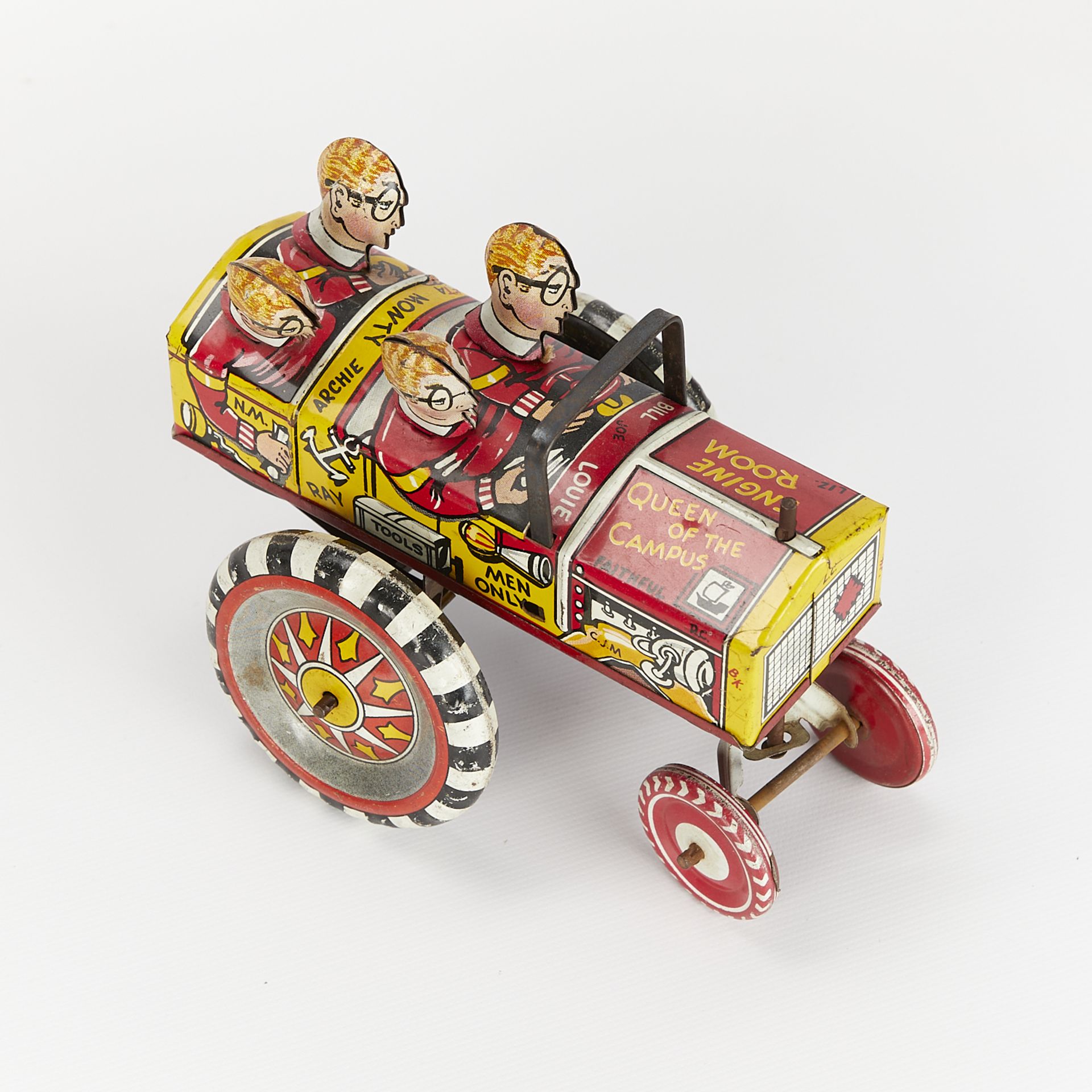 Grp of 11 Vintage Wind-up Tin Toys - Marx & Nomura - Bild 11 aus 12