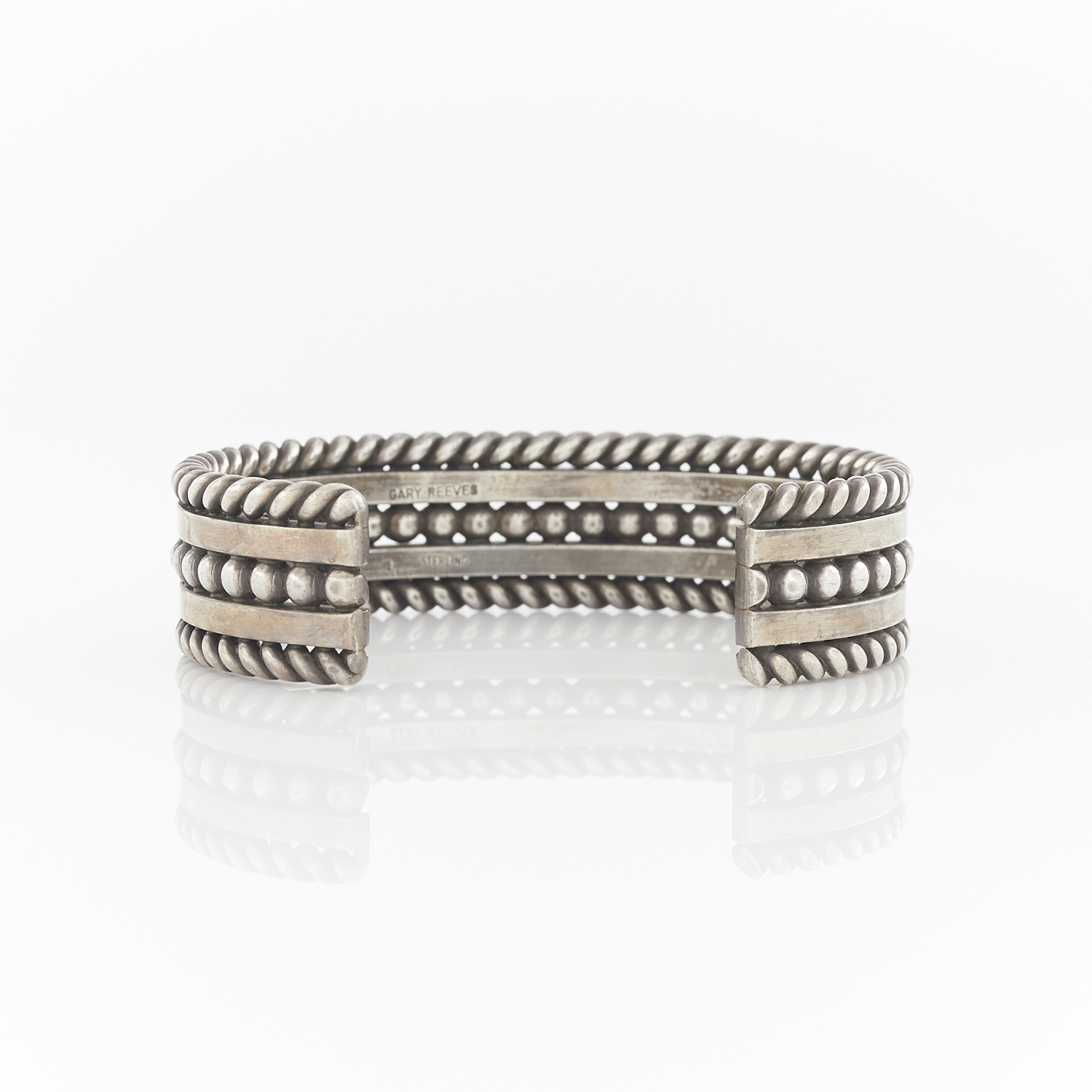 Gary Reeves Sterling Silver Bangle - Image 4 of 10