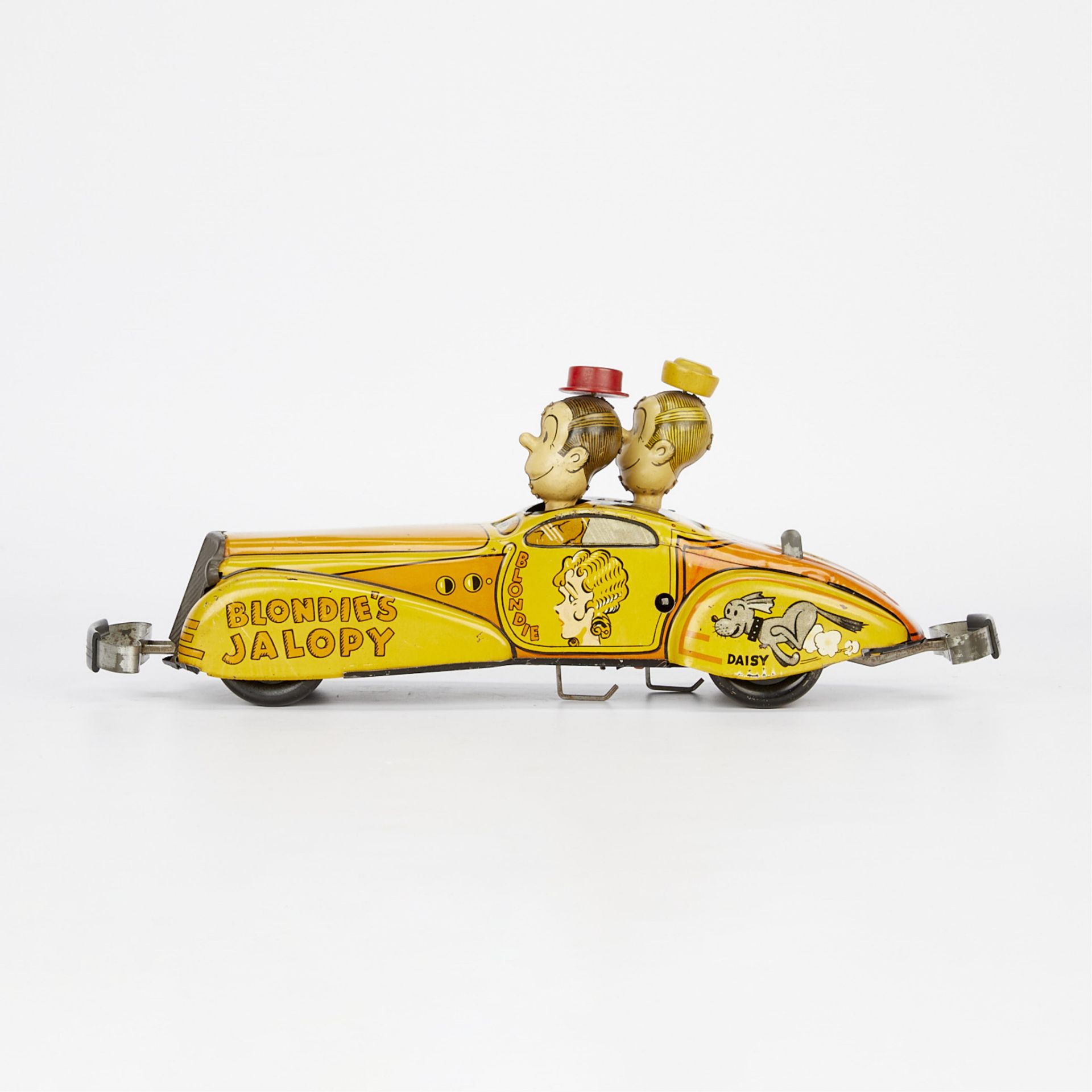 Marx Lithographed Tin Wind-Up Blondie's Jalopy Toy - Image 4 of 11