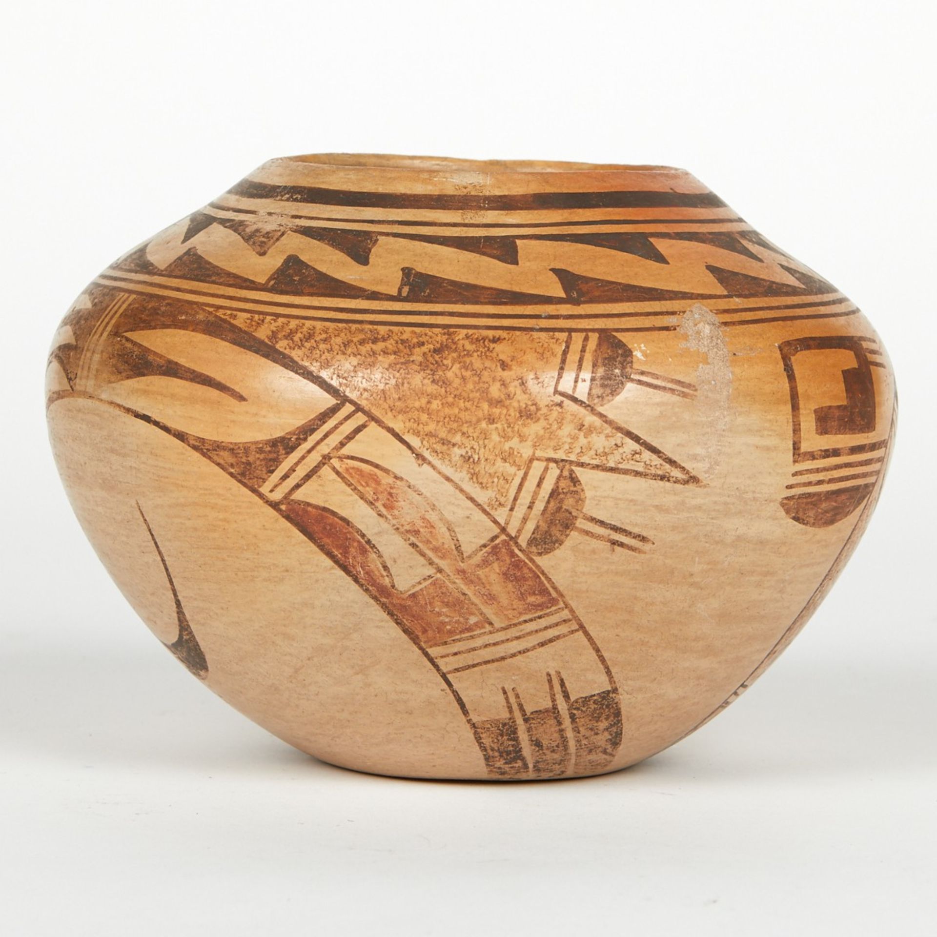 Poss. Nampeyo Family Hopi Ceramic Pot - Bild 4 aus 6