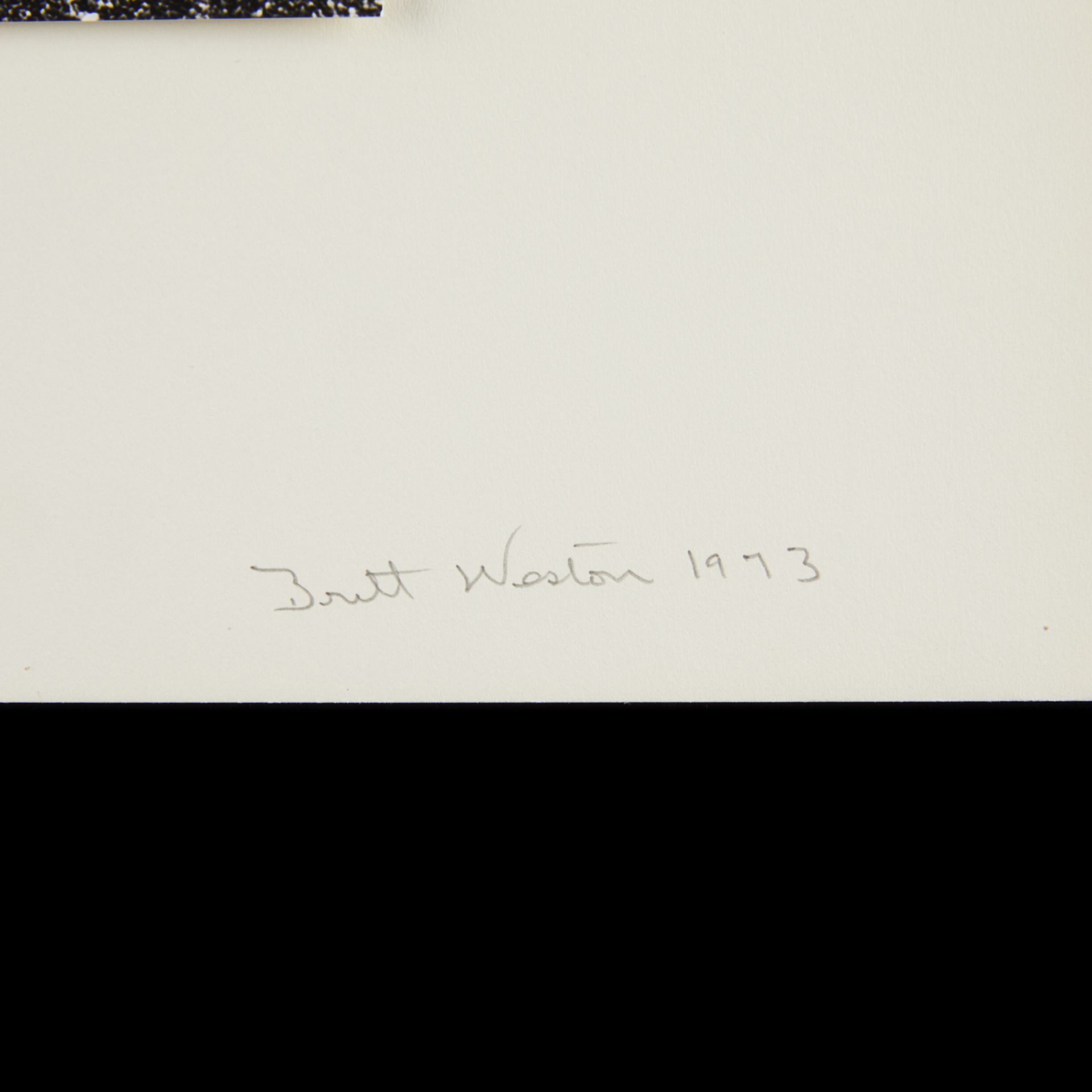 Brett Weston "Oregon" GSP Photo 1973 - Bild 5 aus 5