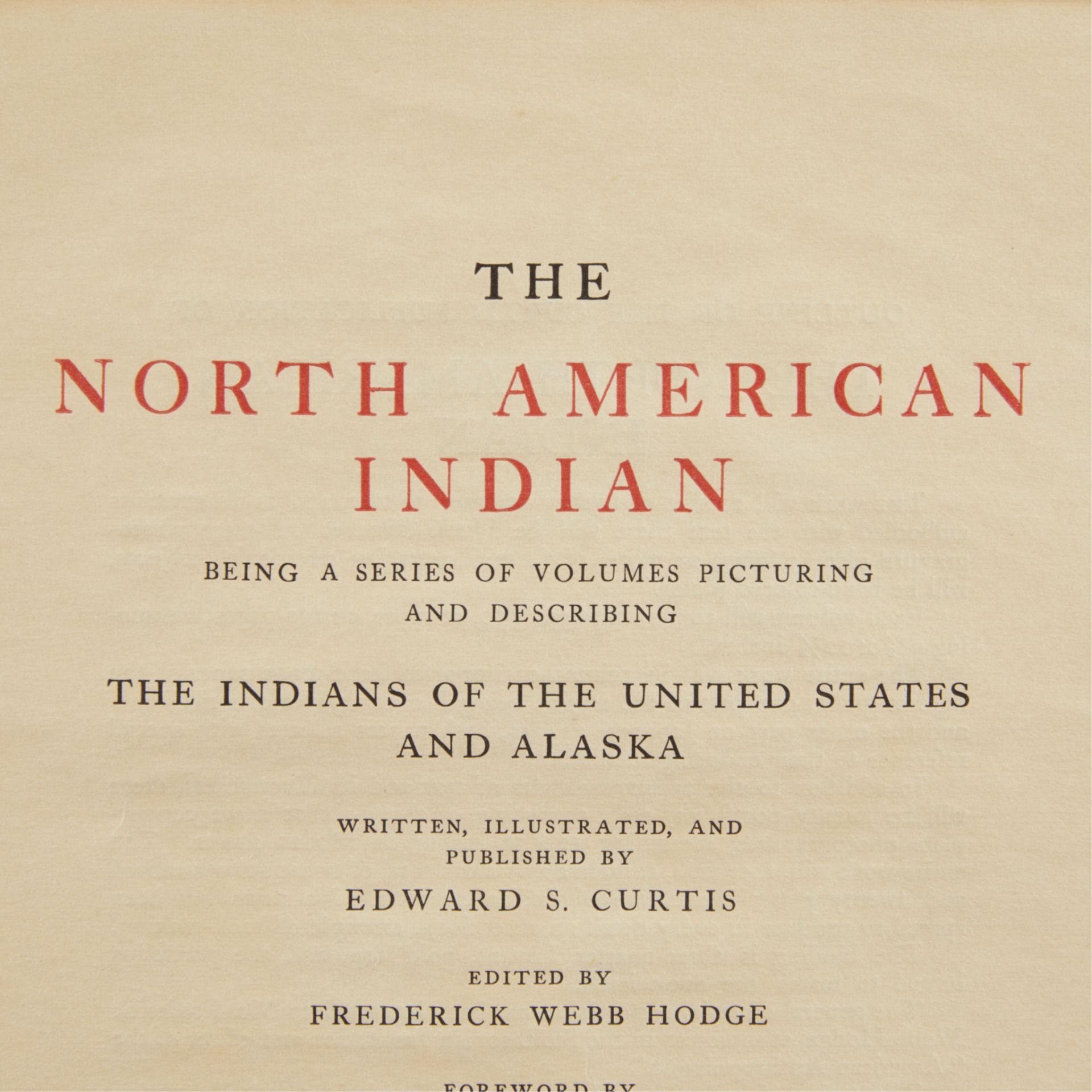 "The N. American Indian" Sample Signed Roosevelt - Image 9 of 11