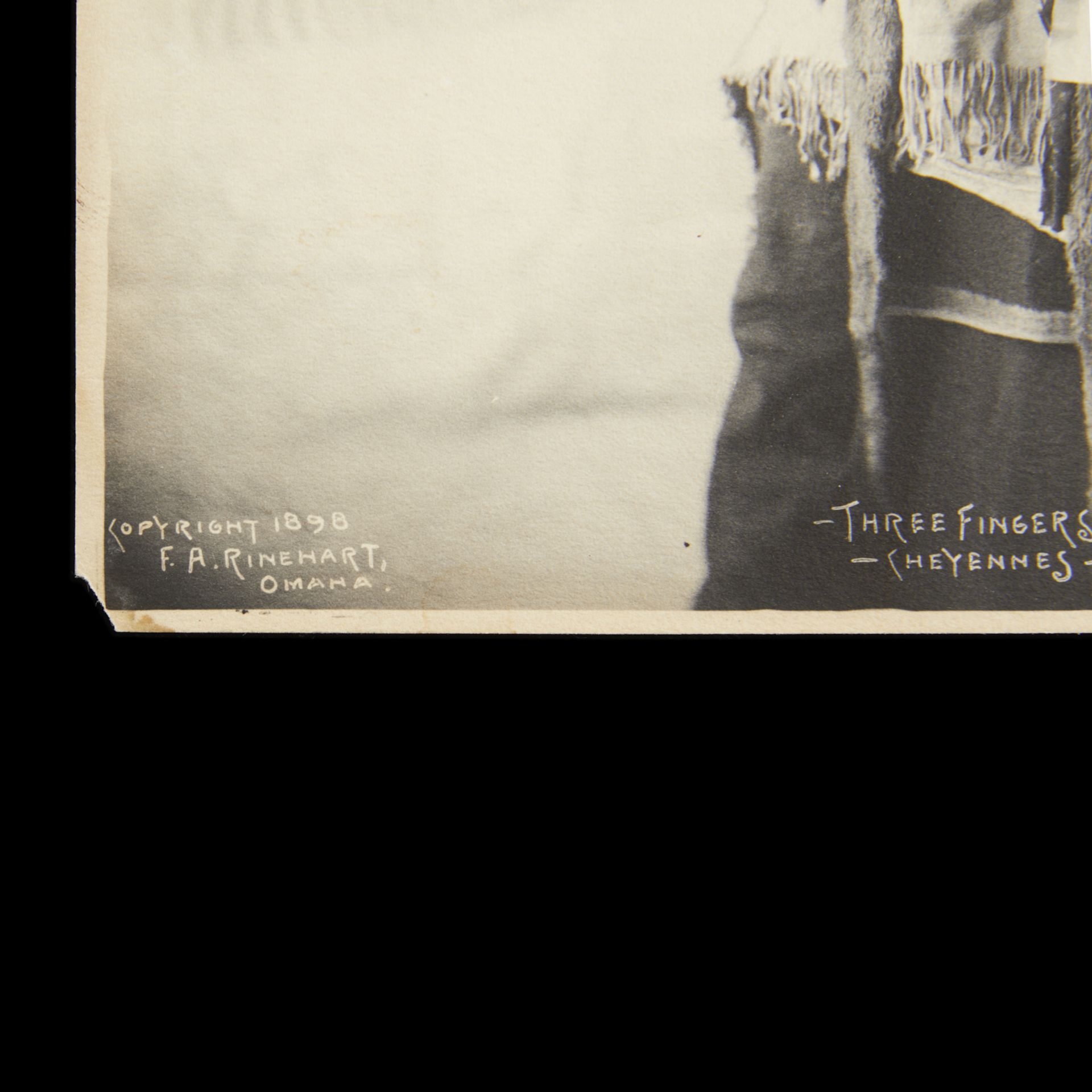 F.A. Rinehart "Three Fingers Cheyennes" Photo 1898 - Bild 2 aus 7