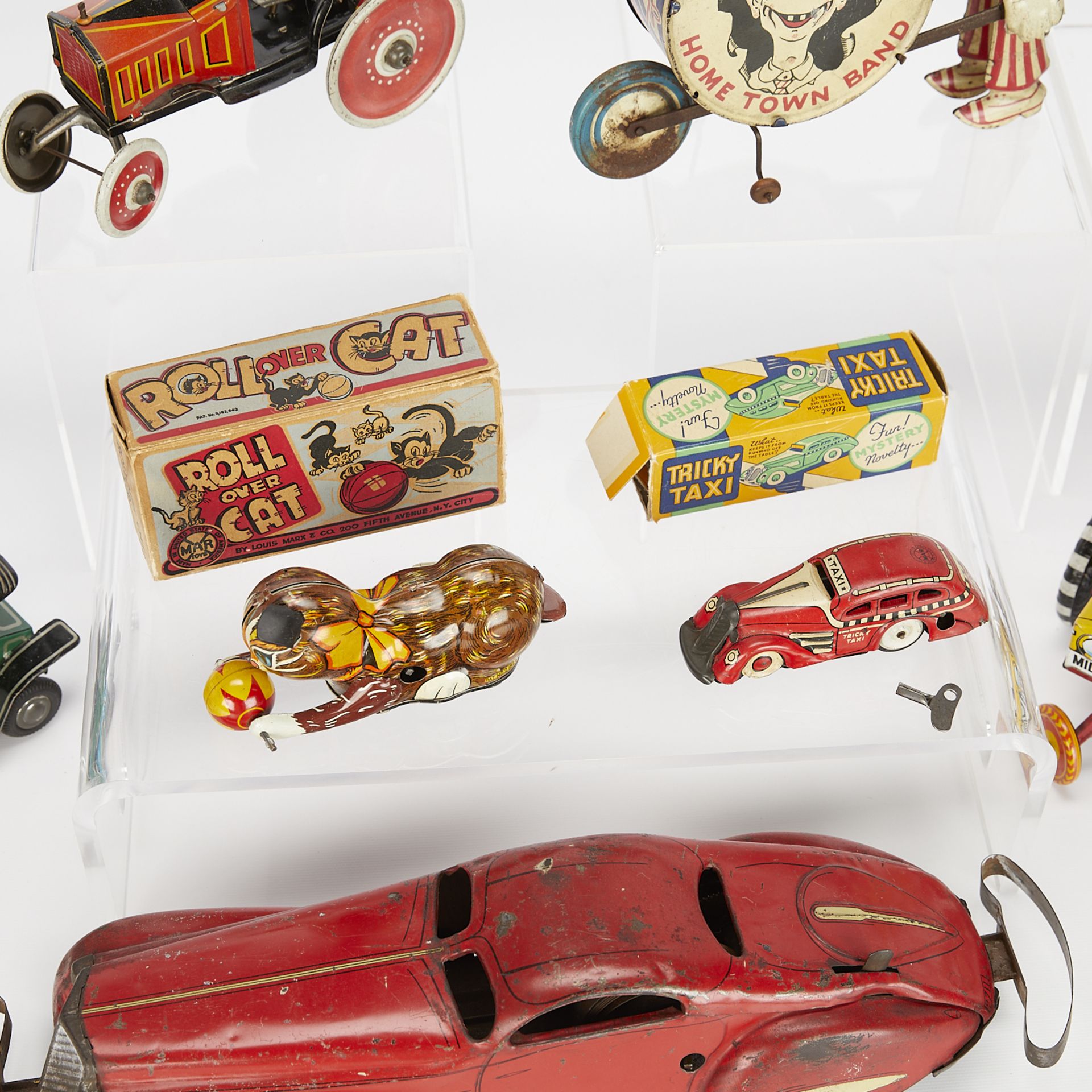 Grp of 11 Vintage Wind-up Tin Toys - Marx & Nomura - Bild 6 aus 12