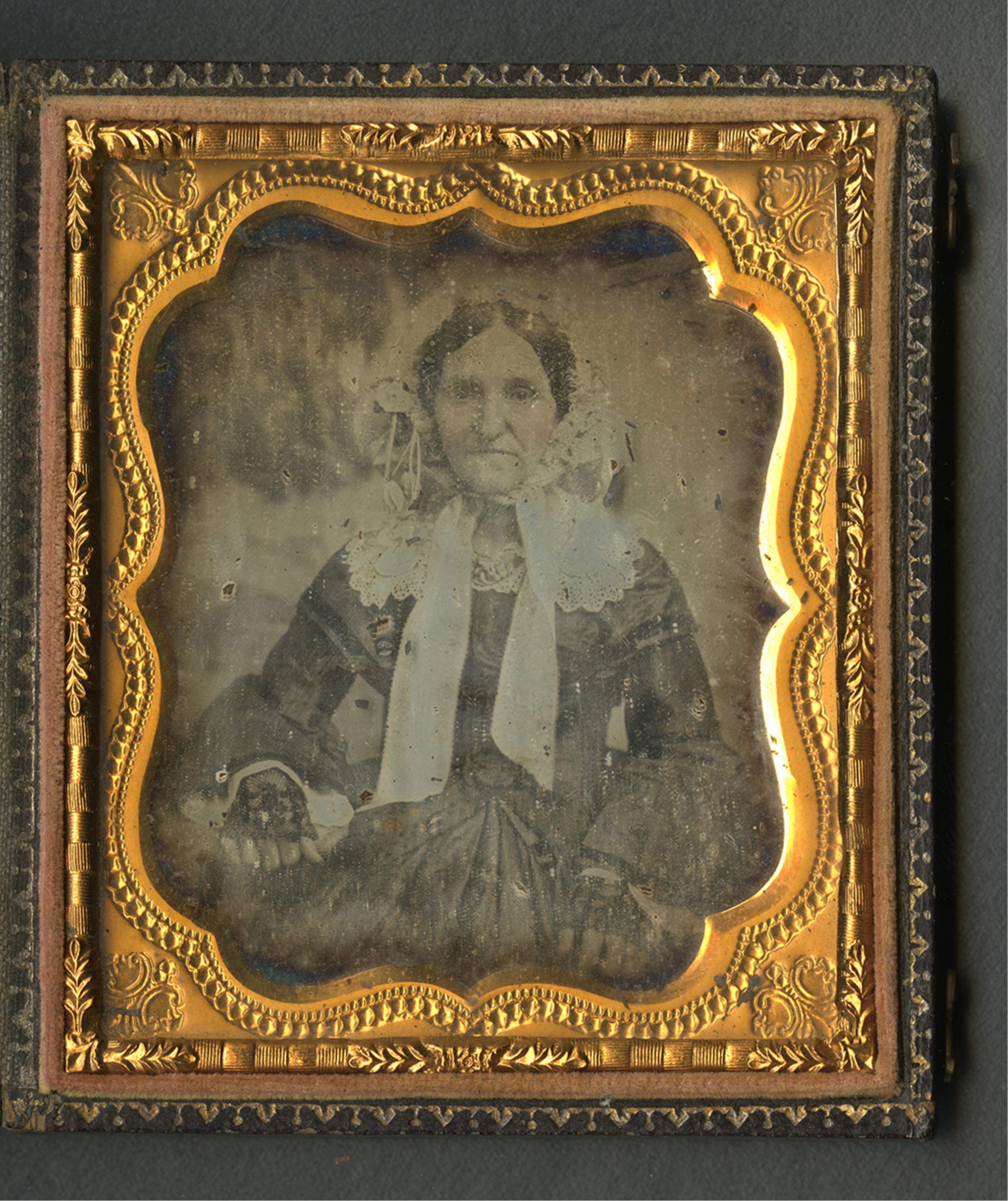 Daguerreotype Portrait of a Finely Dressed Woman