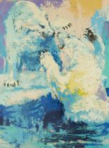 LeRoy Neiman "Polar Bears" Silkscreen Print 1979