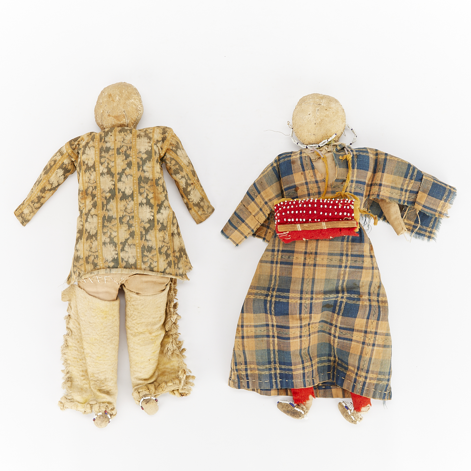 Group of 2 Native American Dolls with Beading - Image 3 of 9