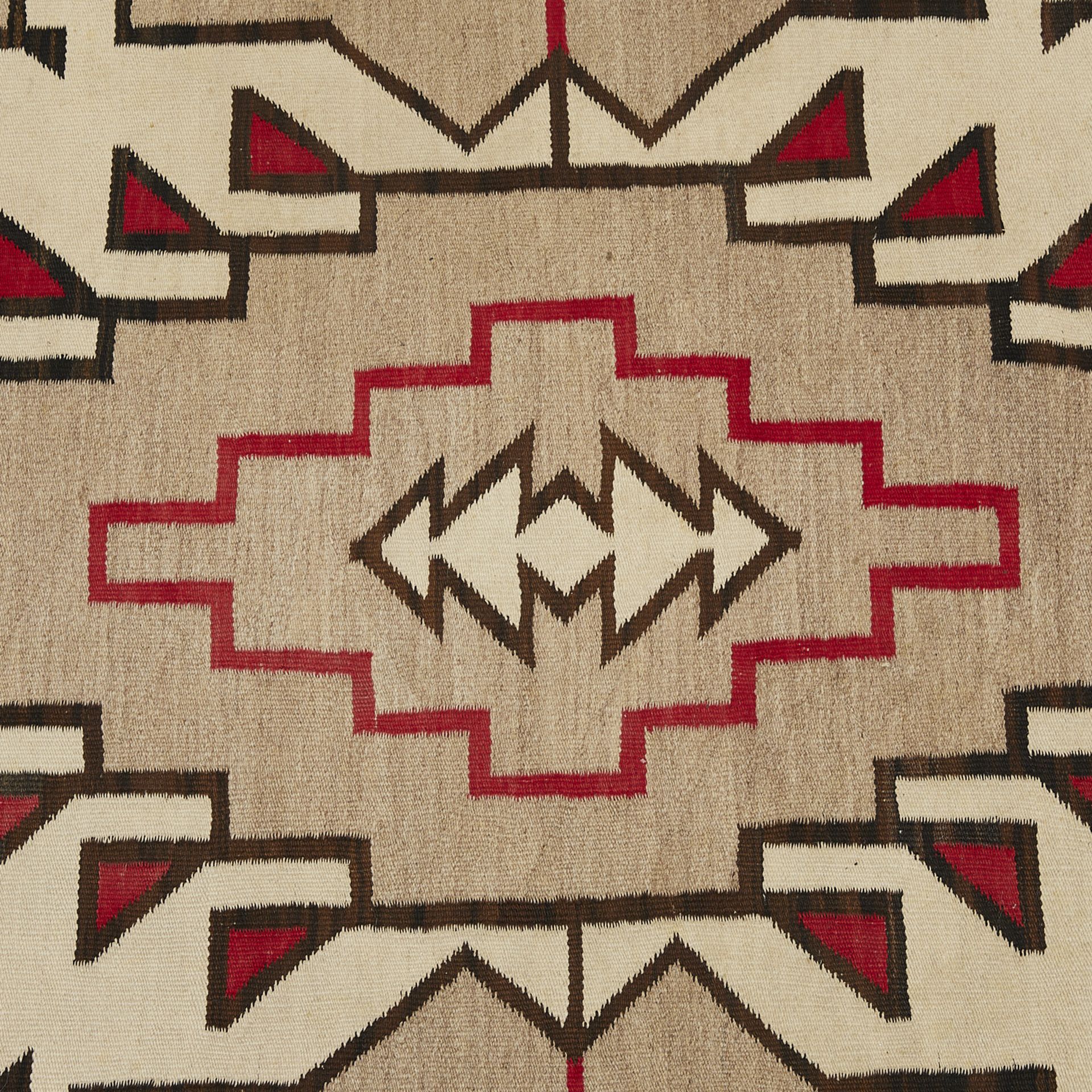 Navajo Style Rug Weaving 5' x 2'9" - Bild 4 aus 8