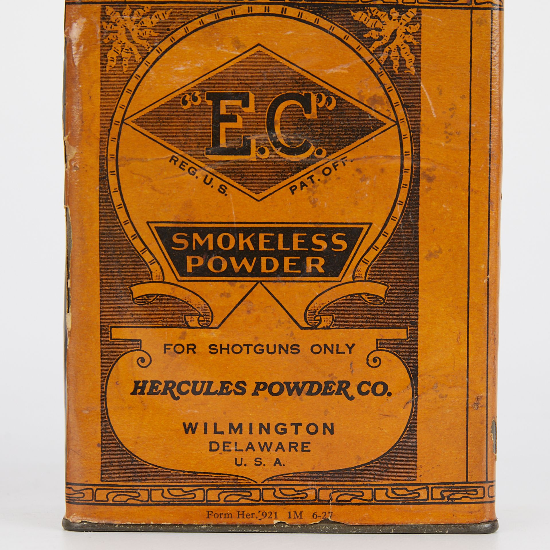 Group of 2 Antique Gunpowder Tins - Image 8 of 12