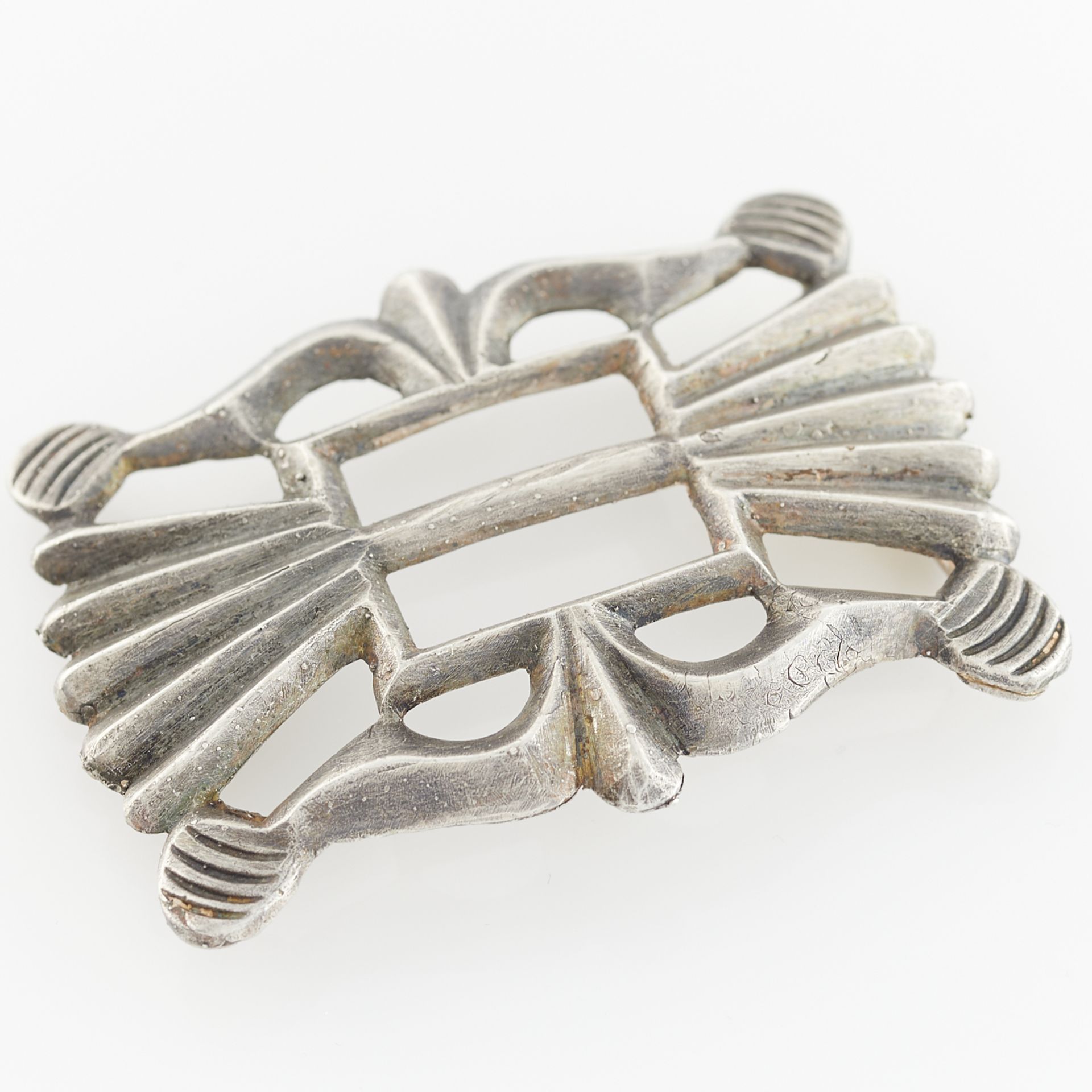 Sandcast Silver Belt Buckle - Bild 5 aus 5