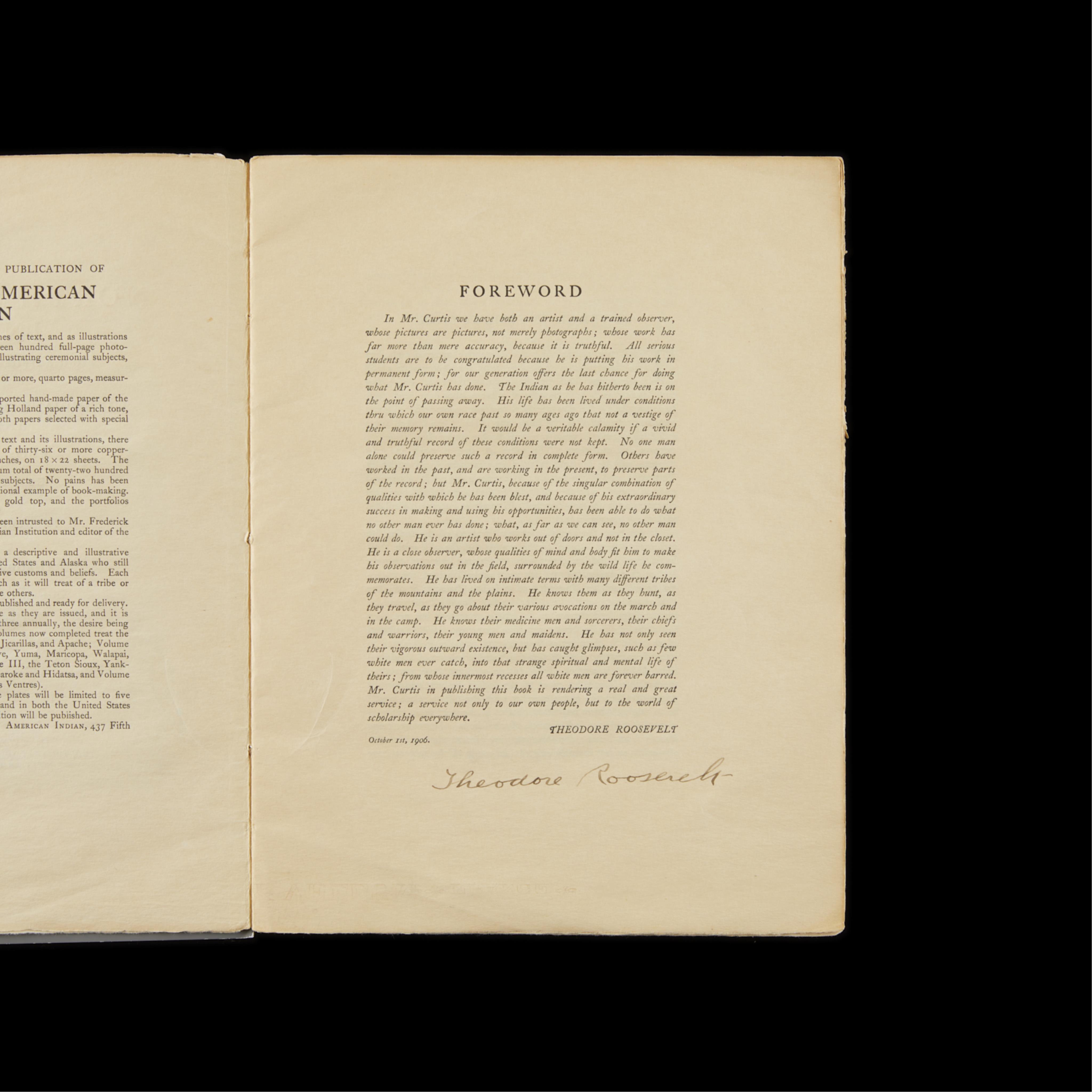 "The N. American Indian" Sample Signed Roosevelt - Image 7 of 11
