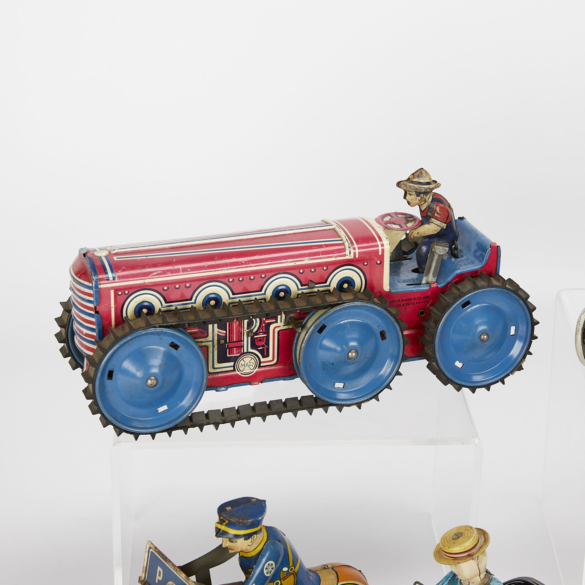 Grp of 11 Vintage Wind-up Tin Toys - Marx & Nomura - Bild 2 aus 12