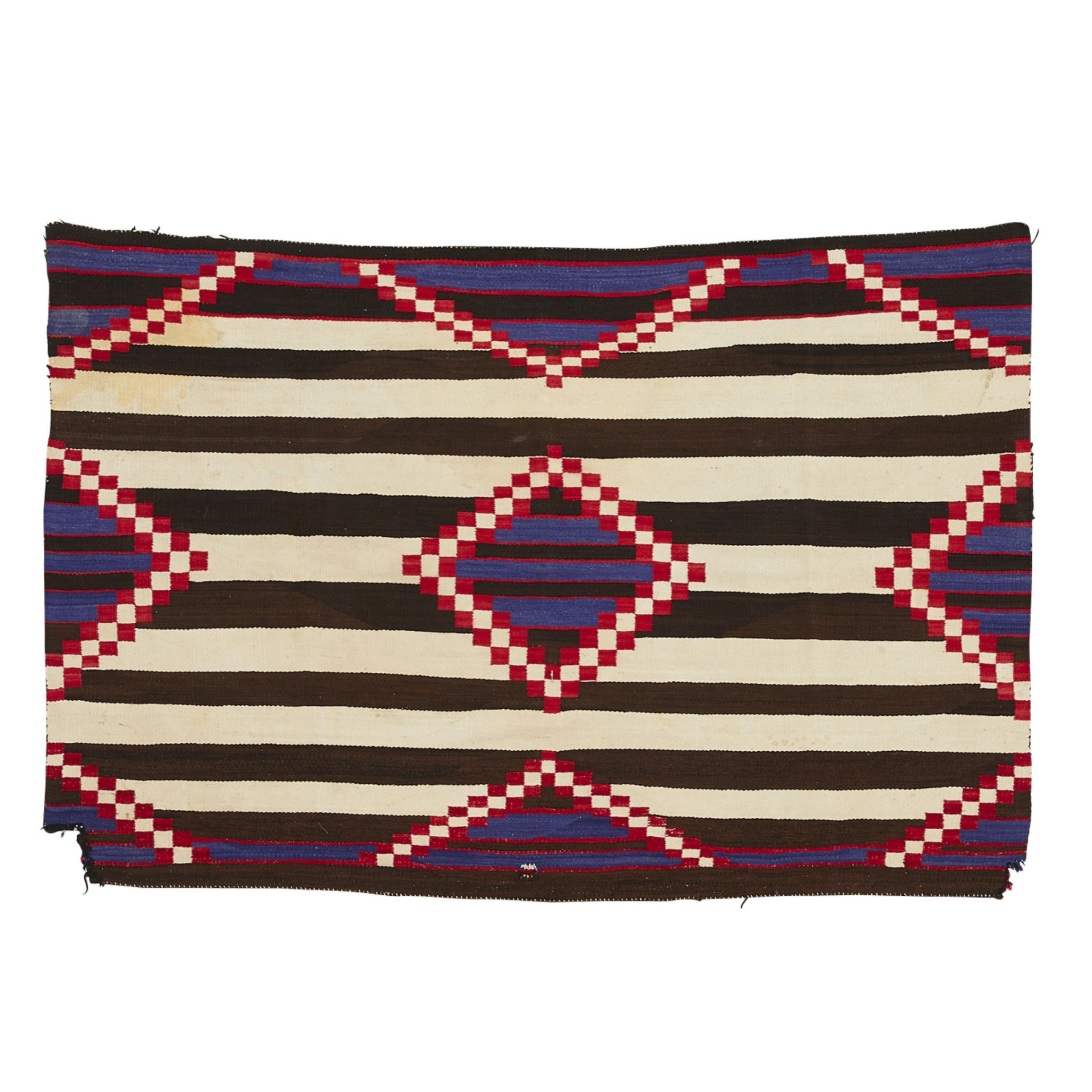 20th c. Navajo Chief's Revival Blanket 6' x 4' - Bild 3 aus 10