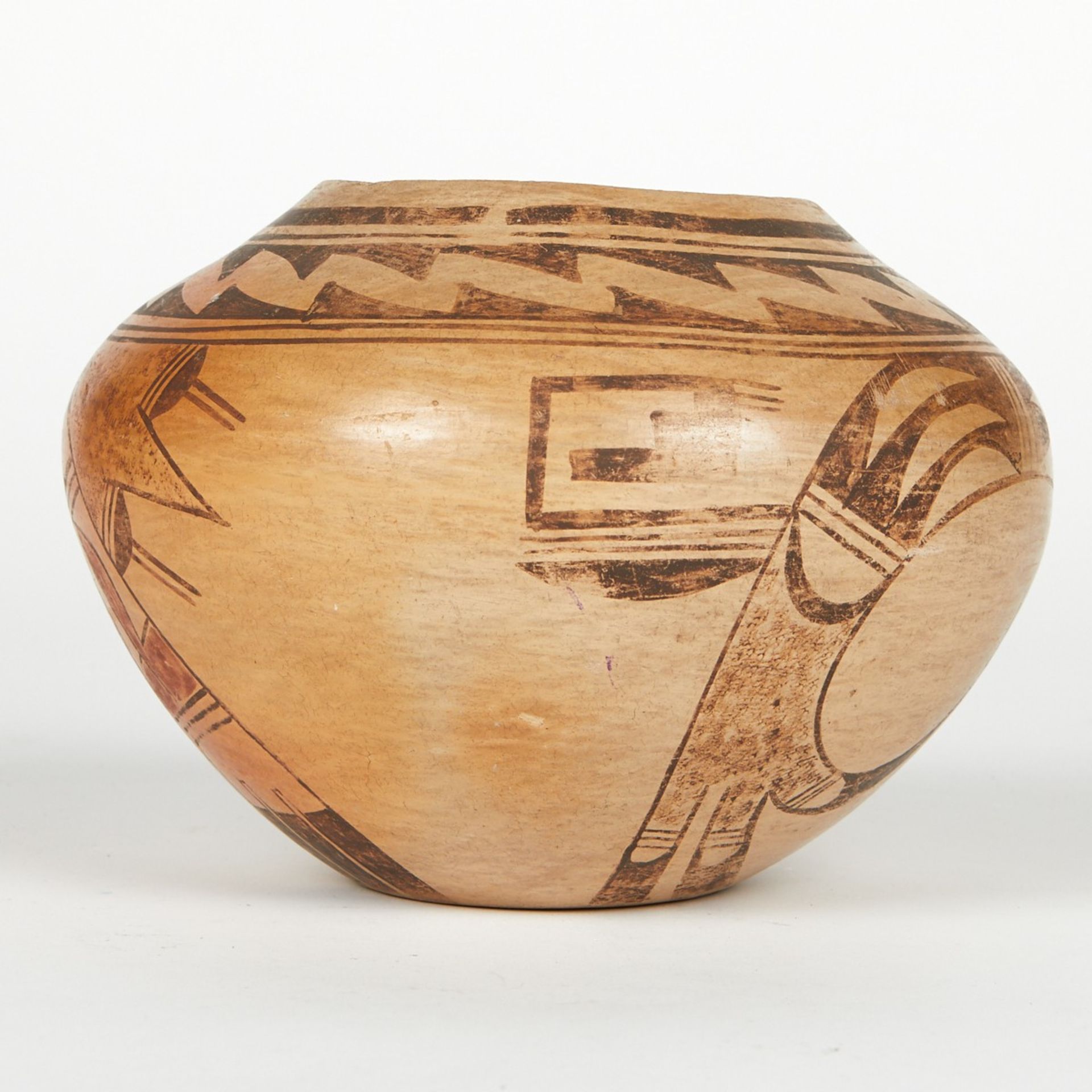 Poss. Nampeyo Family Hopi Ceramic Pot - Bild 3 aus 6