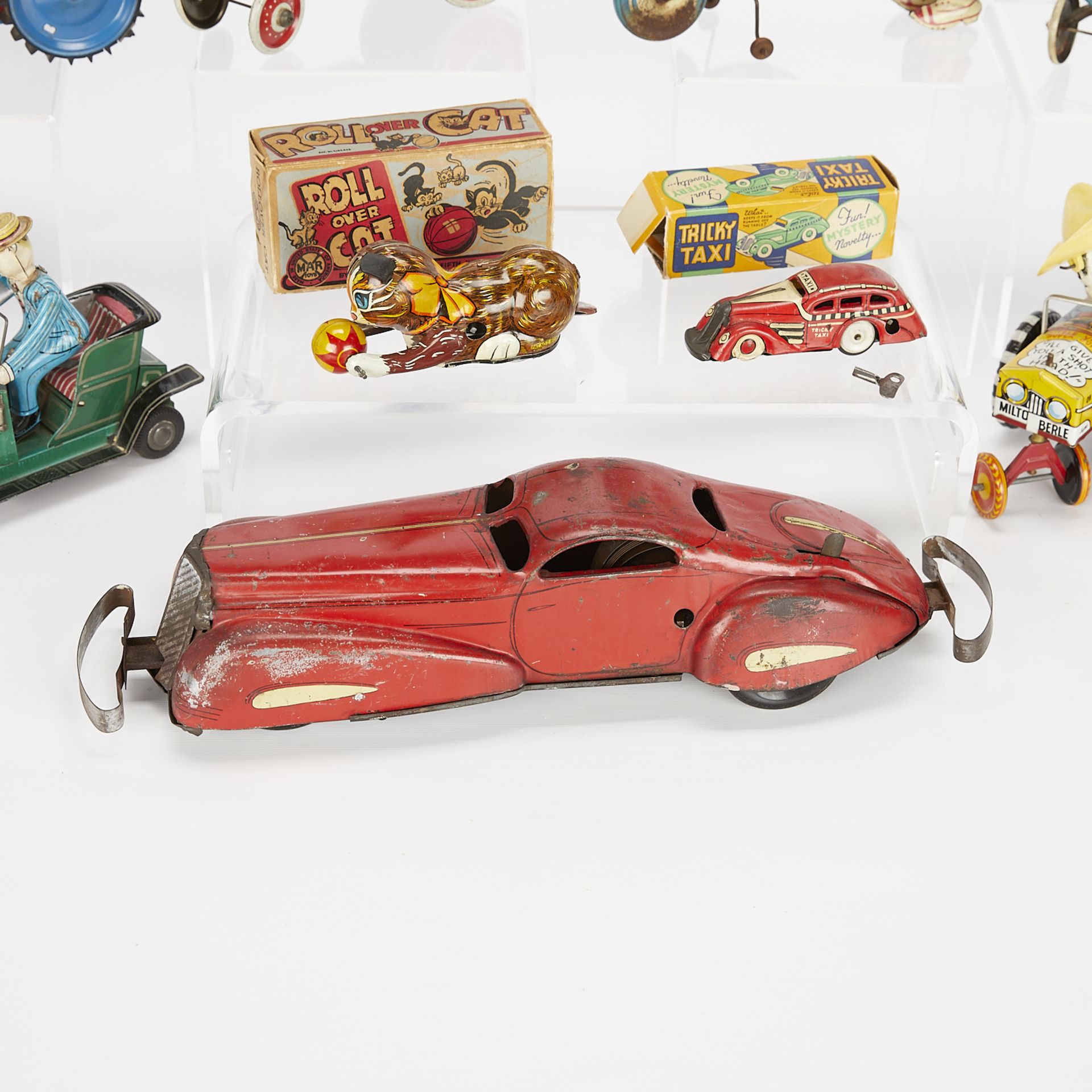 Grp of 11 Vintage Wind-up Tin Toys - Marx & Nomura - Bild 7 aus 12