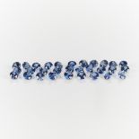 Grp 4.10 Ctw Blue Sapphires