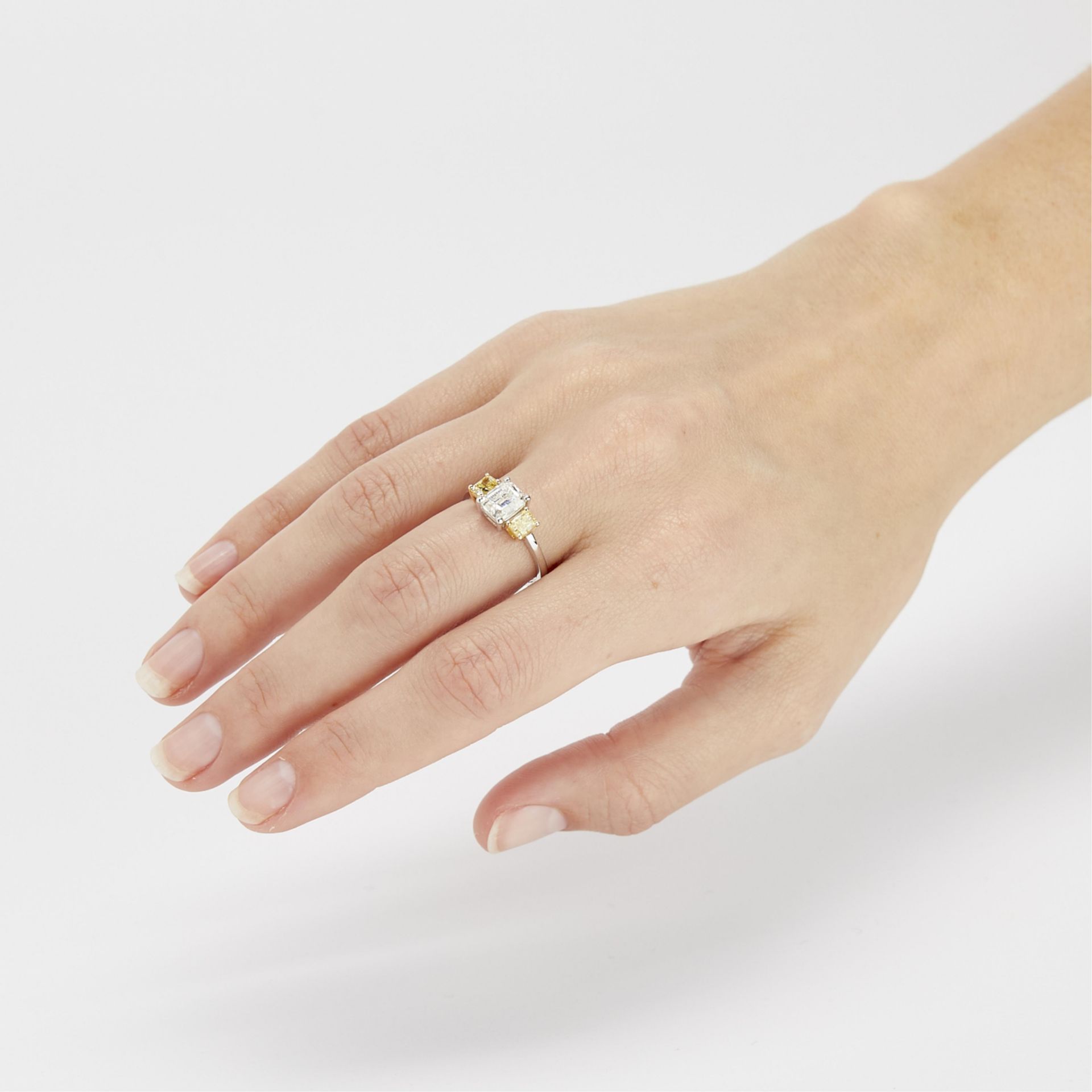 Oscar Friedman 18k Gold Diamond Ring - Bild 2 aus 11