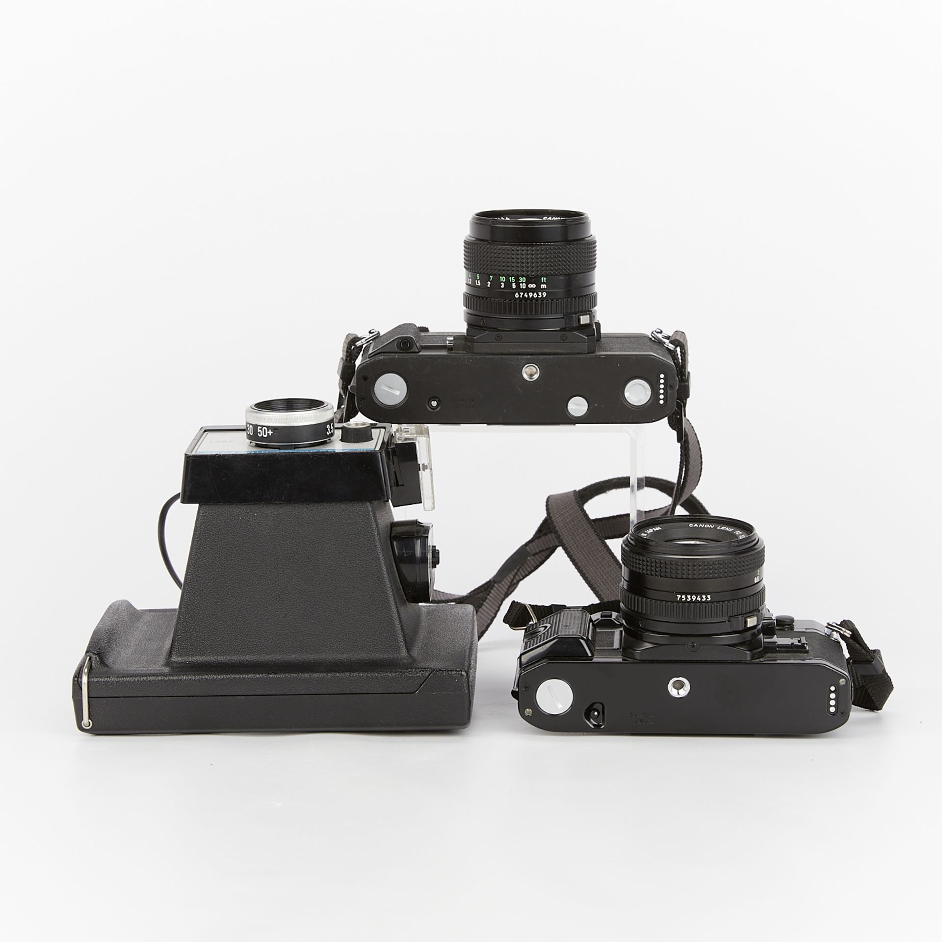 3 Vintage Cameras - Canon 35mm & Polaroid - Bild 7 aus 13