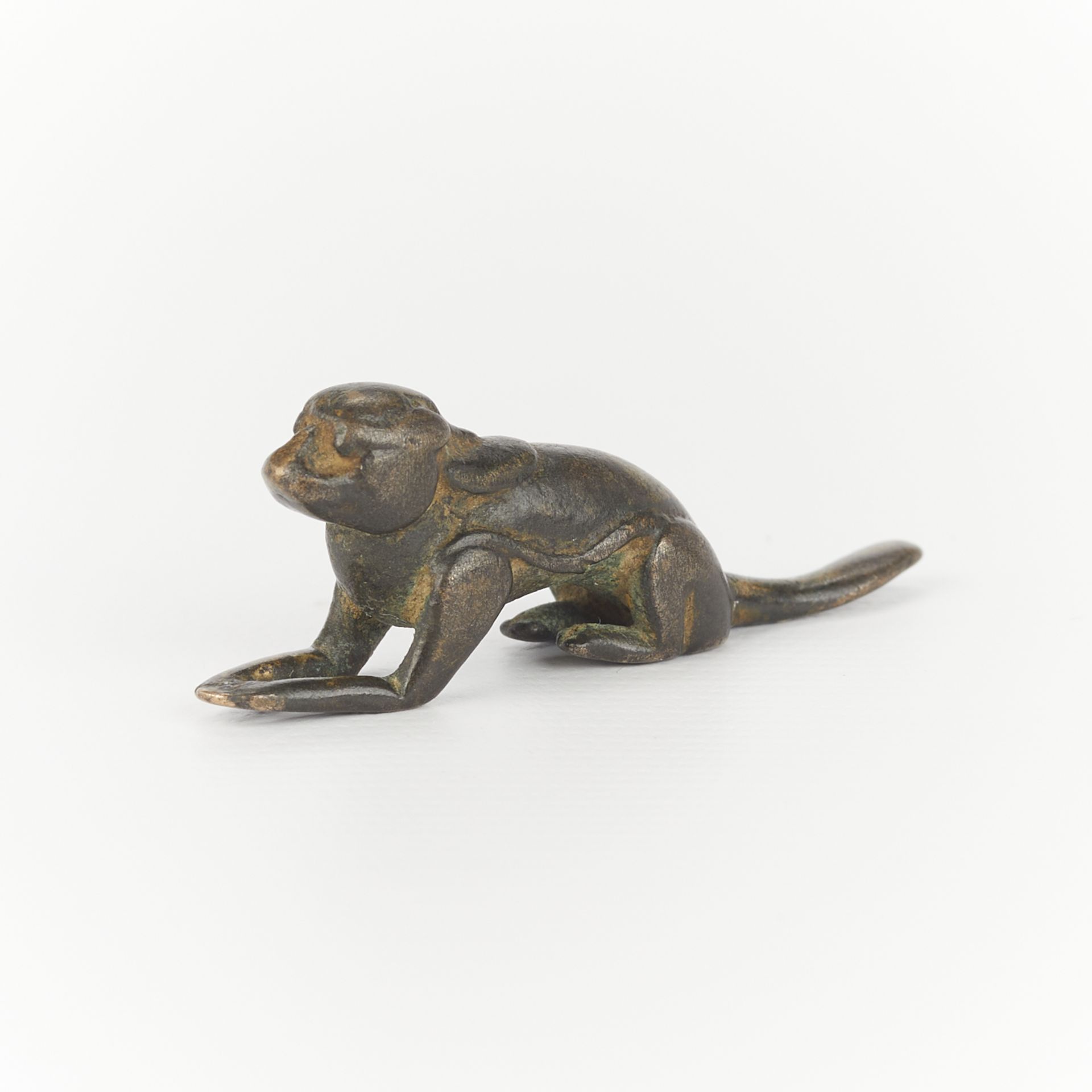 Small Bronze Egyptian Cat Figurine