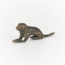 Small Bronze Egyptian Cat Figurine