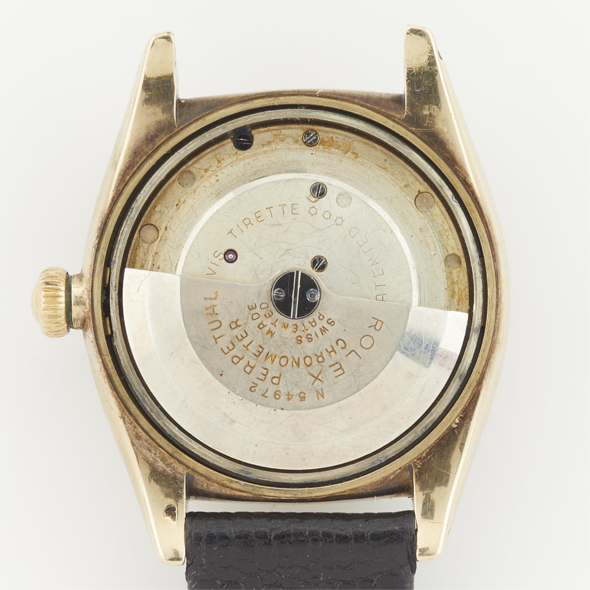 14k Rolex Oyster Perpetual 4777 Bubble Back - Image 13 of 14