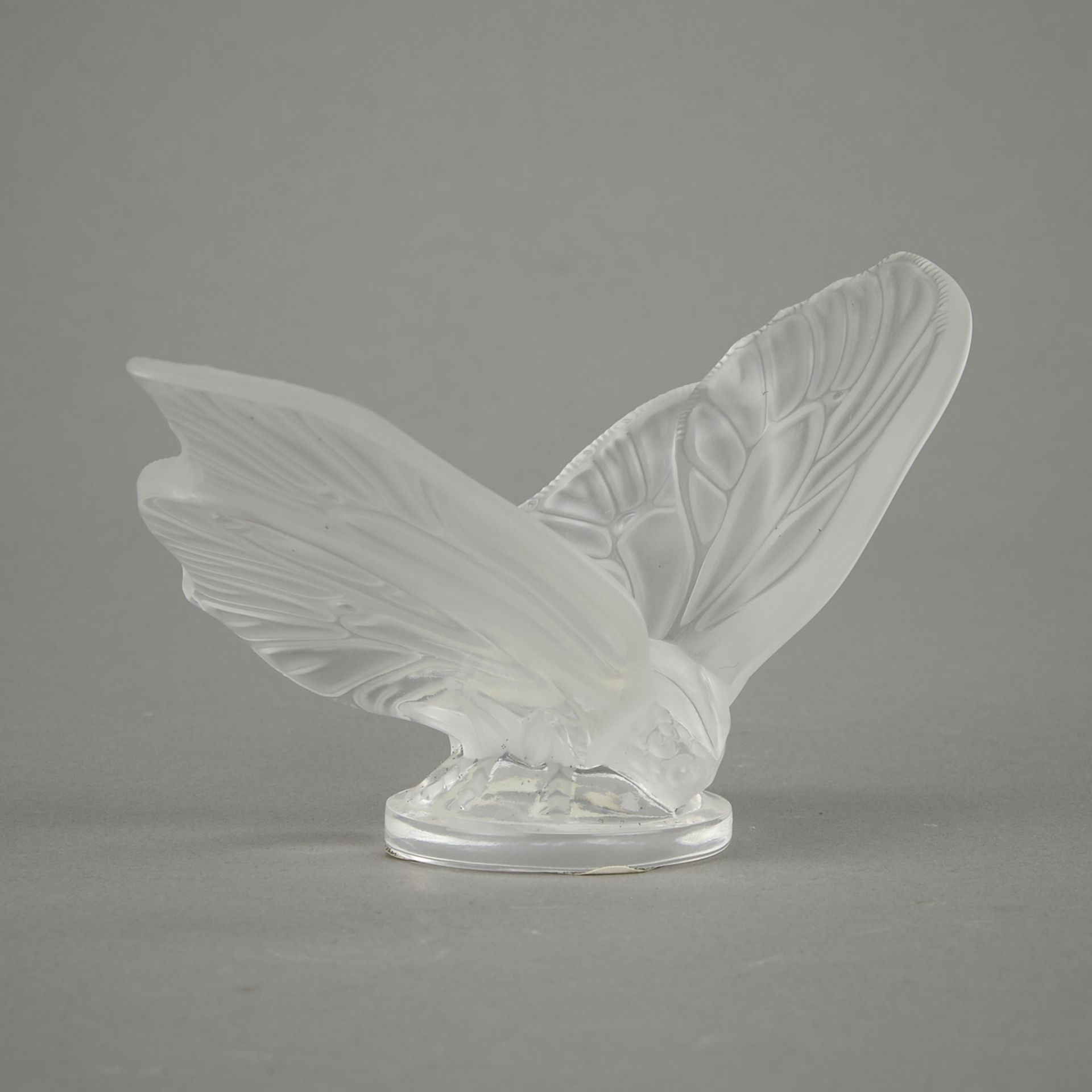 Lalique France Frosted Crystal Butterfly - Bild 9 aus 12