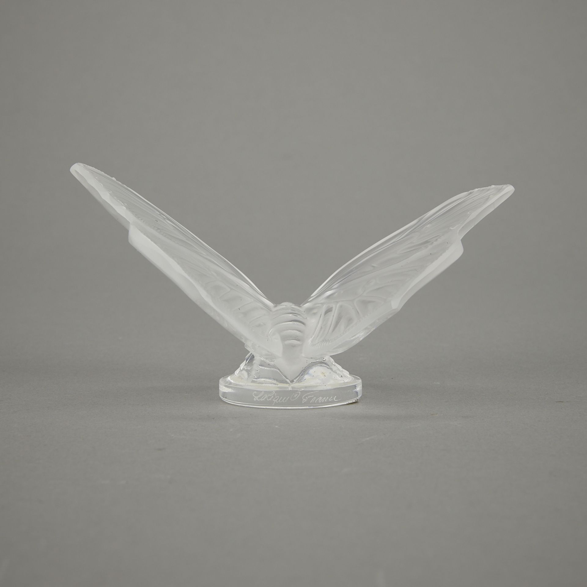 Lalique France Frosted Crystal Butterfly - Bild 7 aus 12