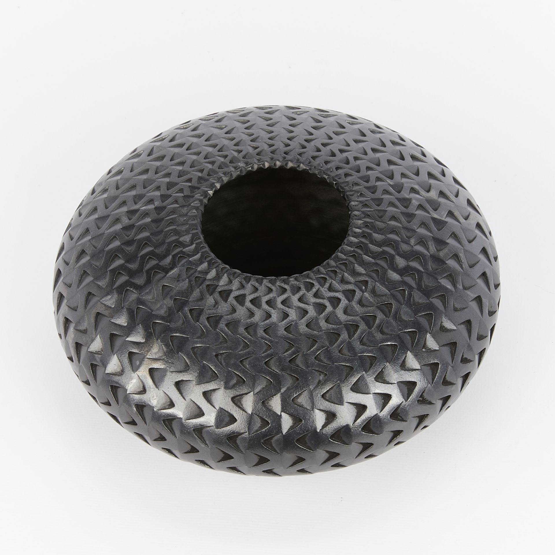 Michael Wisner Black Studio Pottery Vase - Image 3 of 8