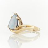 14k Yellow Gold Opal Ring