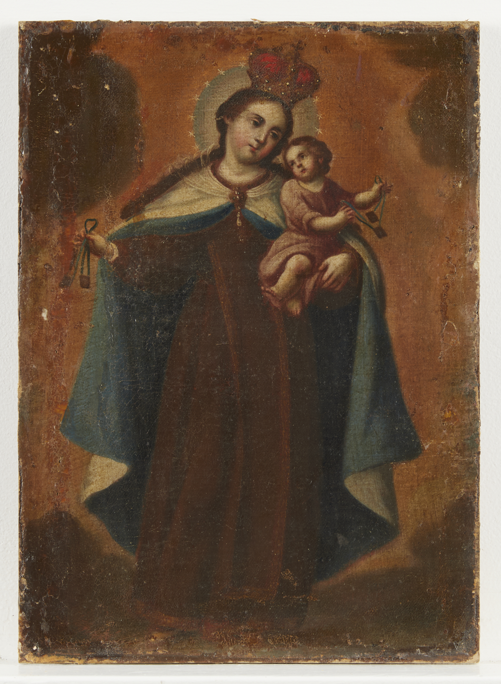 Our Lady of Mt. Carmel Religious Painting - Image 3 of 6