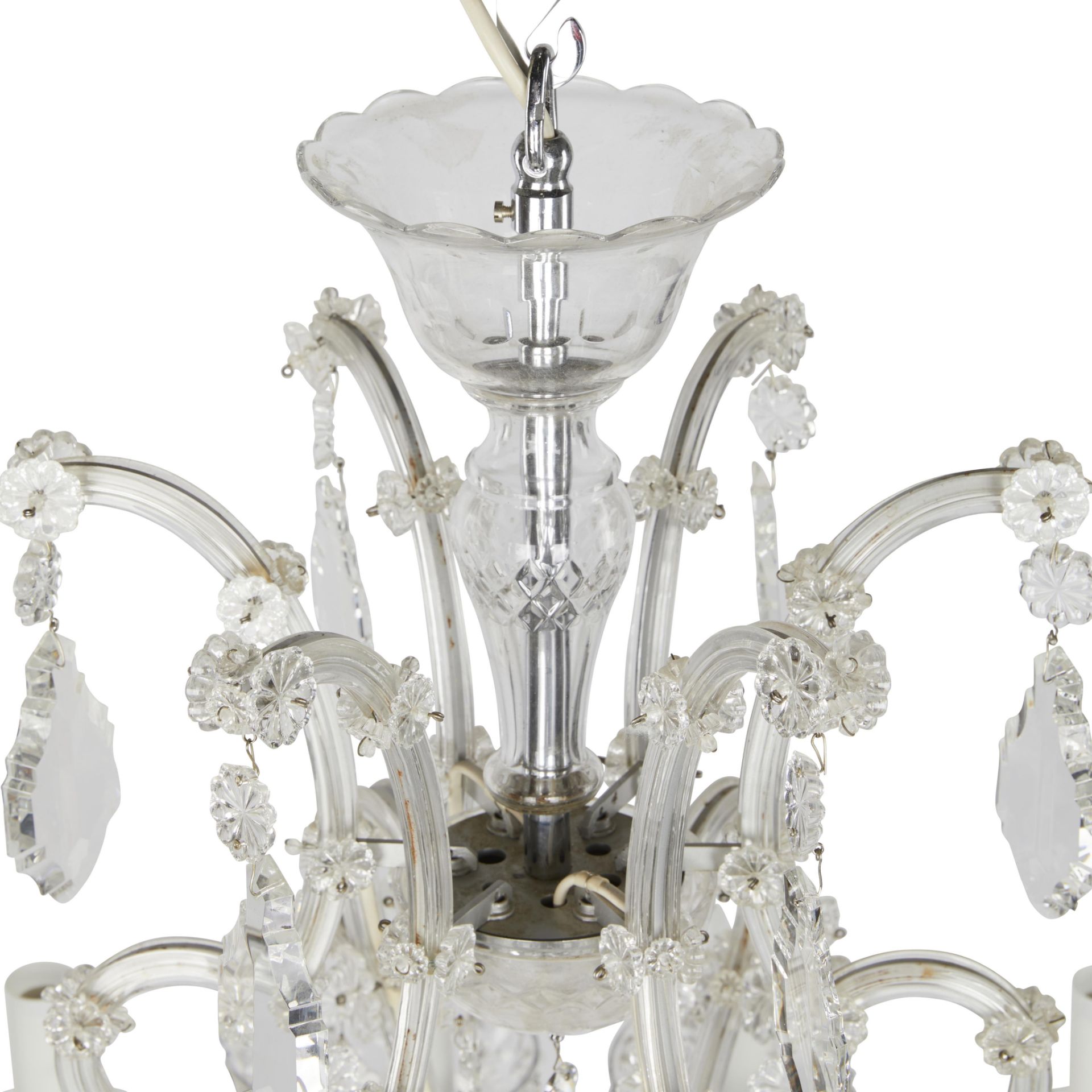 Maria Theresa Style Cut Crystal Chandelier - Bild 14 aus 17