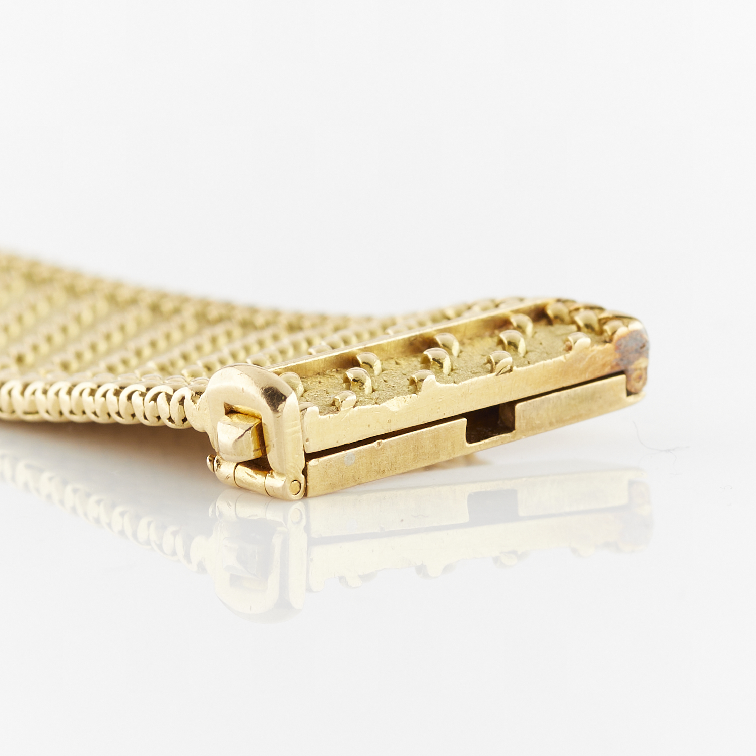 Georges L'Enfant 18k Gold Woven Bracelet - Image 12 of 16