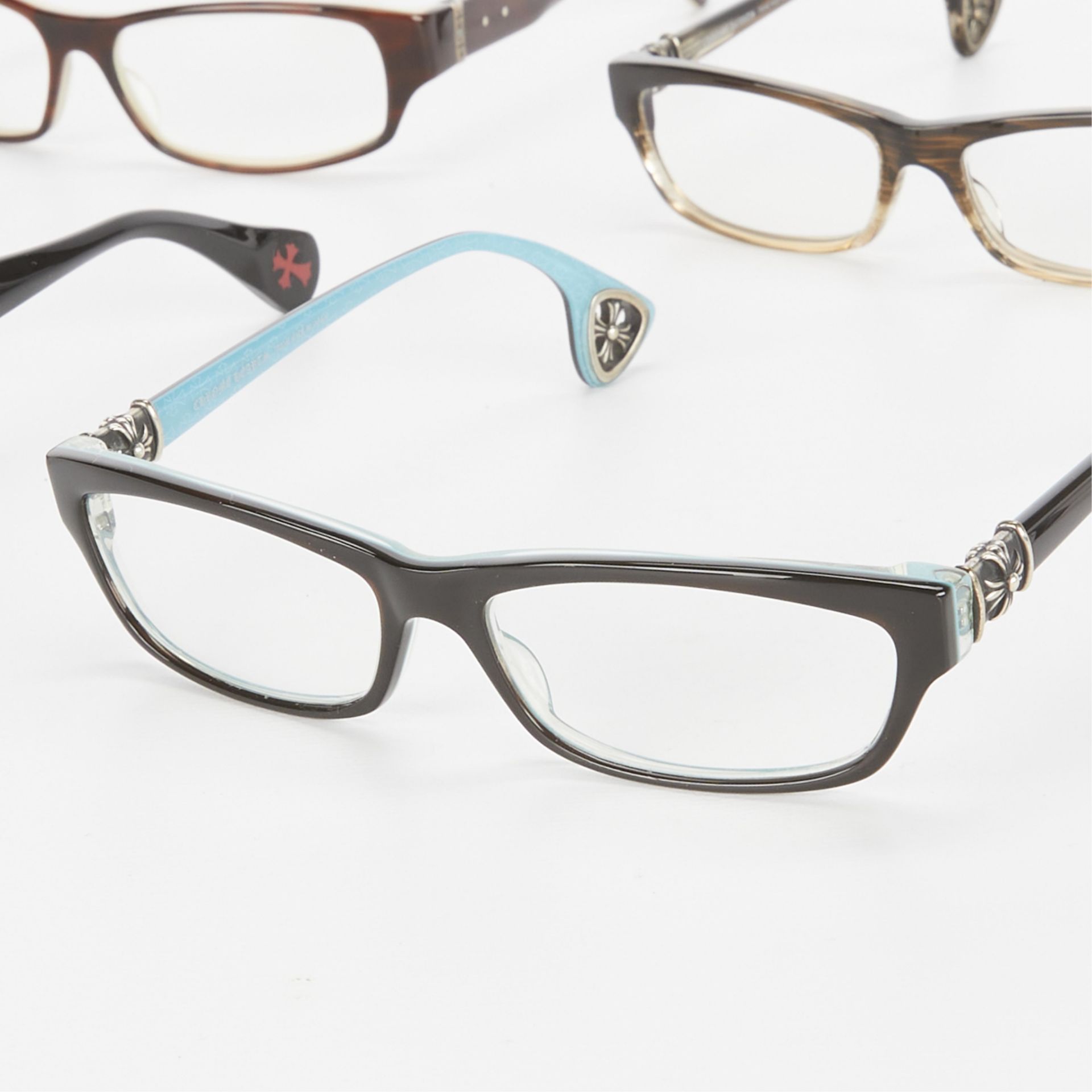 Grp of 6 Chrome Hearts Eyeglasses - Bild 6 aus 12