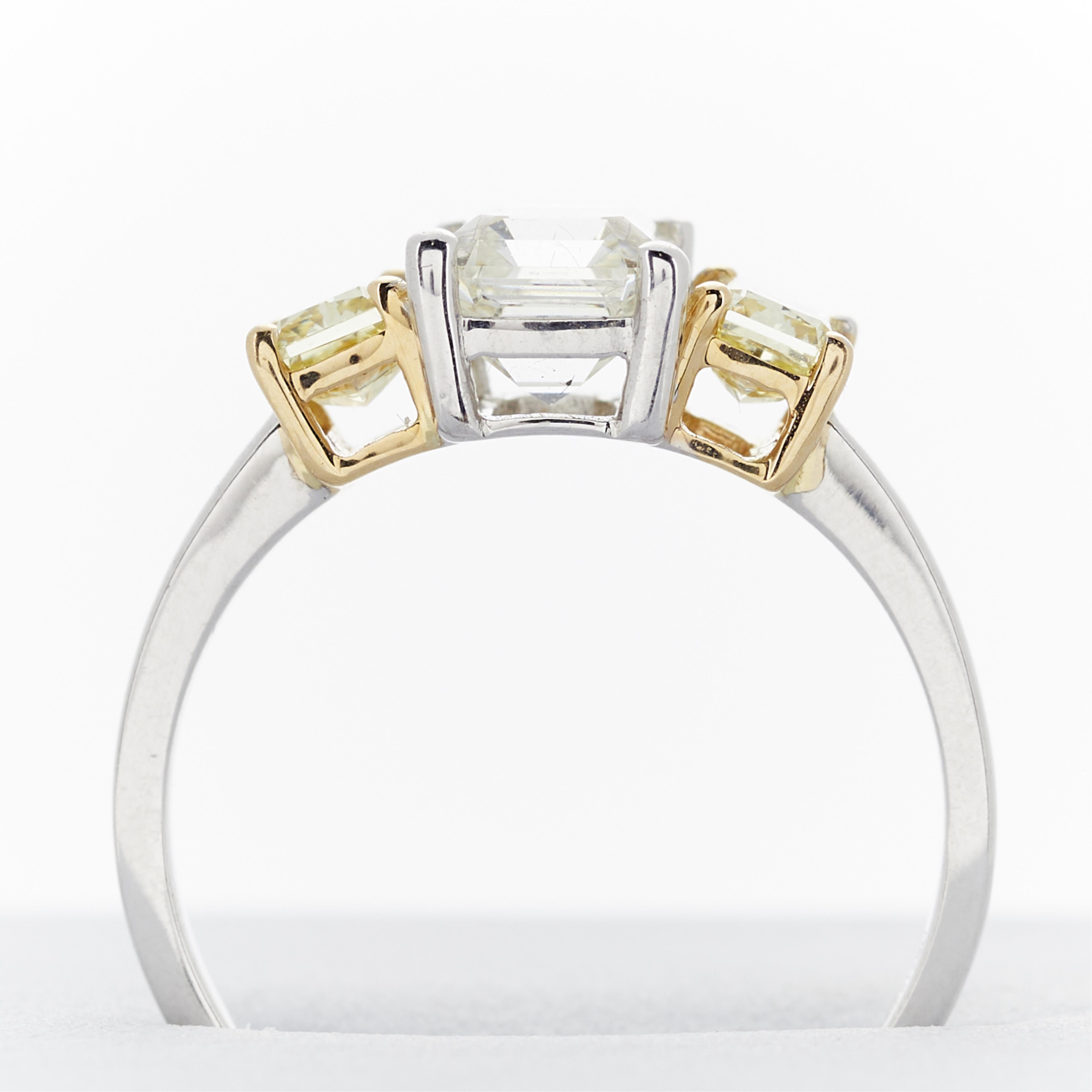 Oscar Friedman 18k Gold Diamond Ring - Image 10 of 11