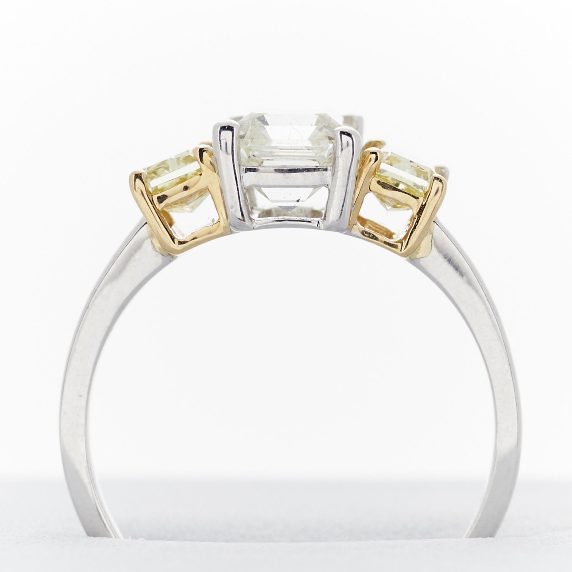 Oscar Friedman 18k Gold Diamond Ring - Bild 10 aus 11