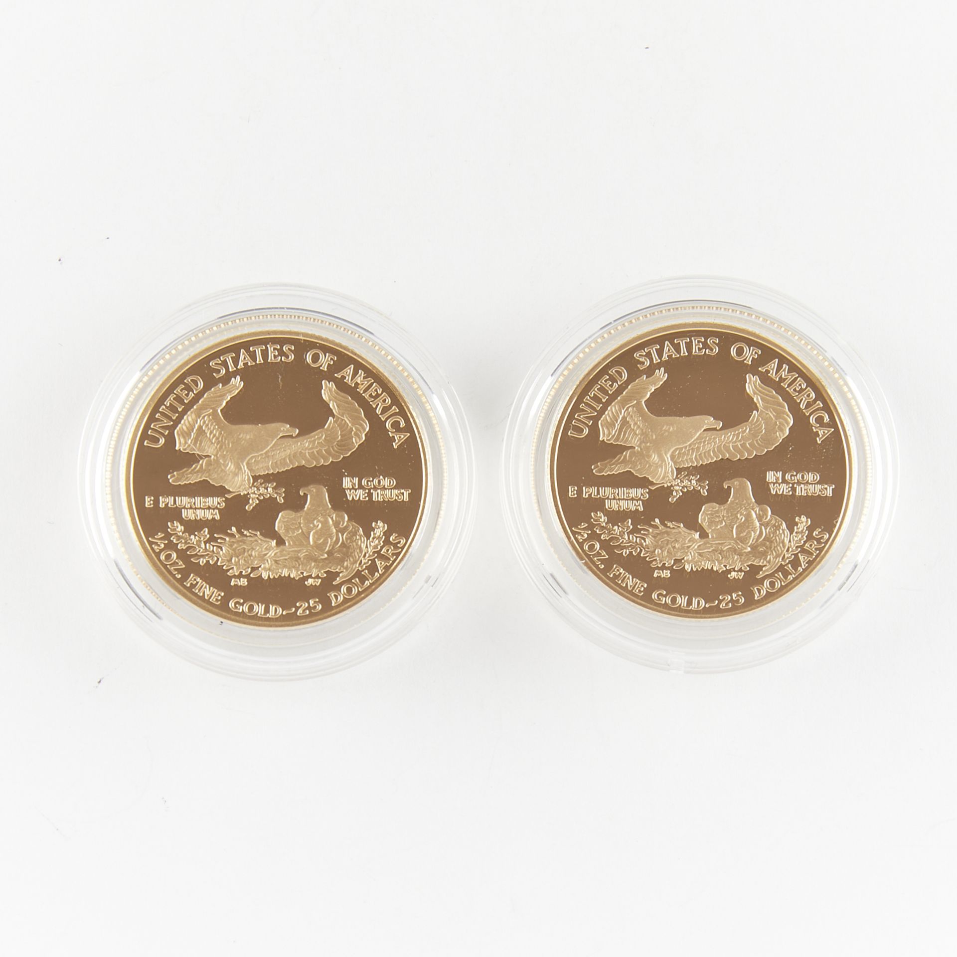 Group 2 $25 Gold American Eagle Proof Coins - Bild 3 aus 3