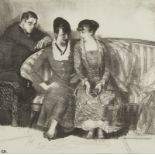 George Bellows "Emma, Elsie & Gene" Lithograph