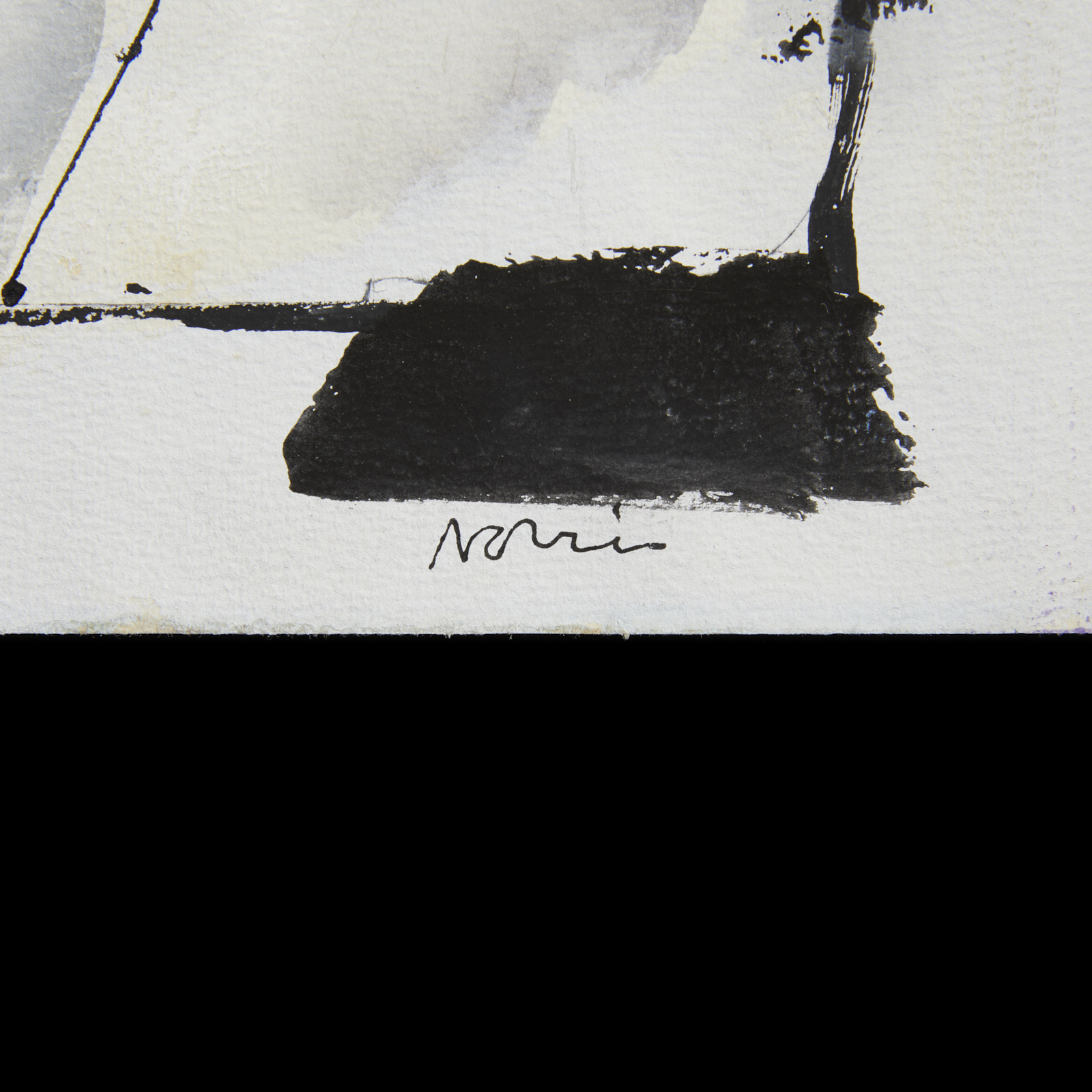 2 Norris Embry Abstract Paintings ca. 1960s - Image 3 of 8