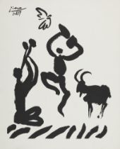 After Picasso "Flute Player" Lithograph