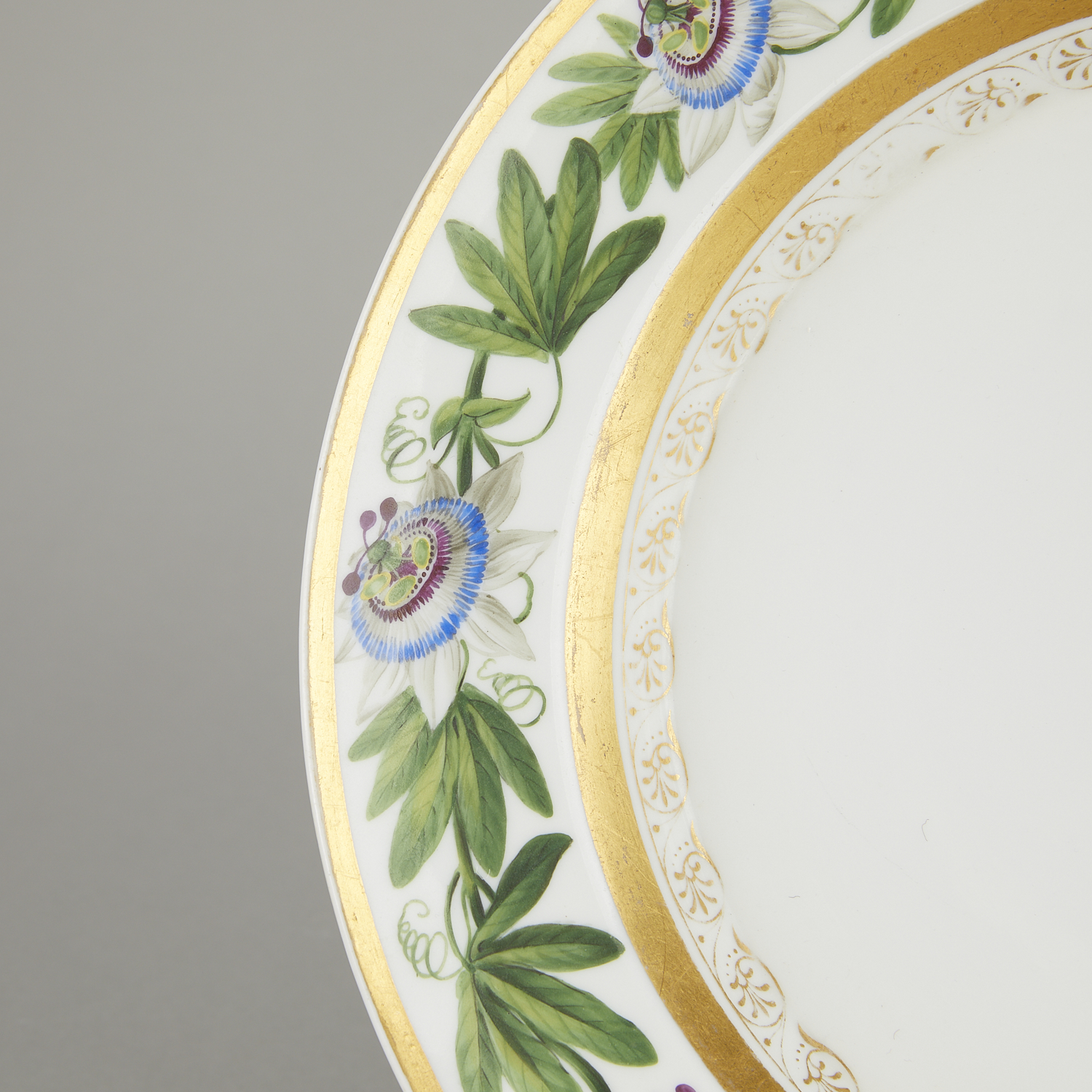 KPM Porcelain Passion Flower Charger - Image 3 of 6