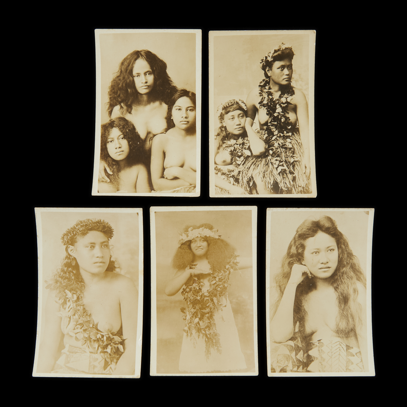 5 RPPC Photos Maori Women Poss. John Griffin