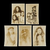 5 RPPC Photos Maori Women Poss. John Griffin