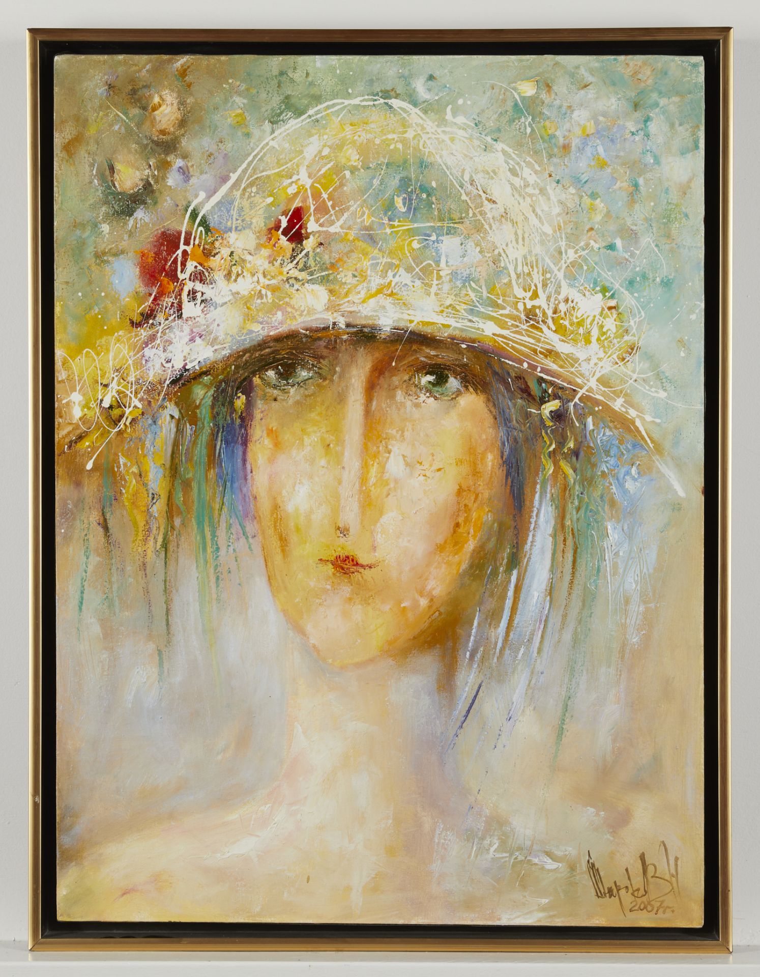 Nikolas Shirokov "Portrait" Oil Painting 2007 - Image 3 of 8