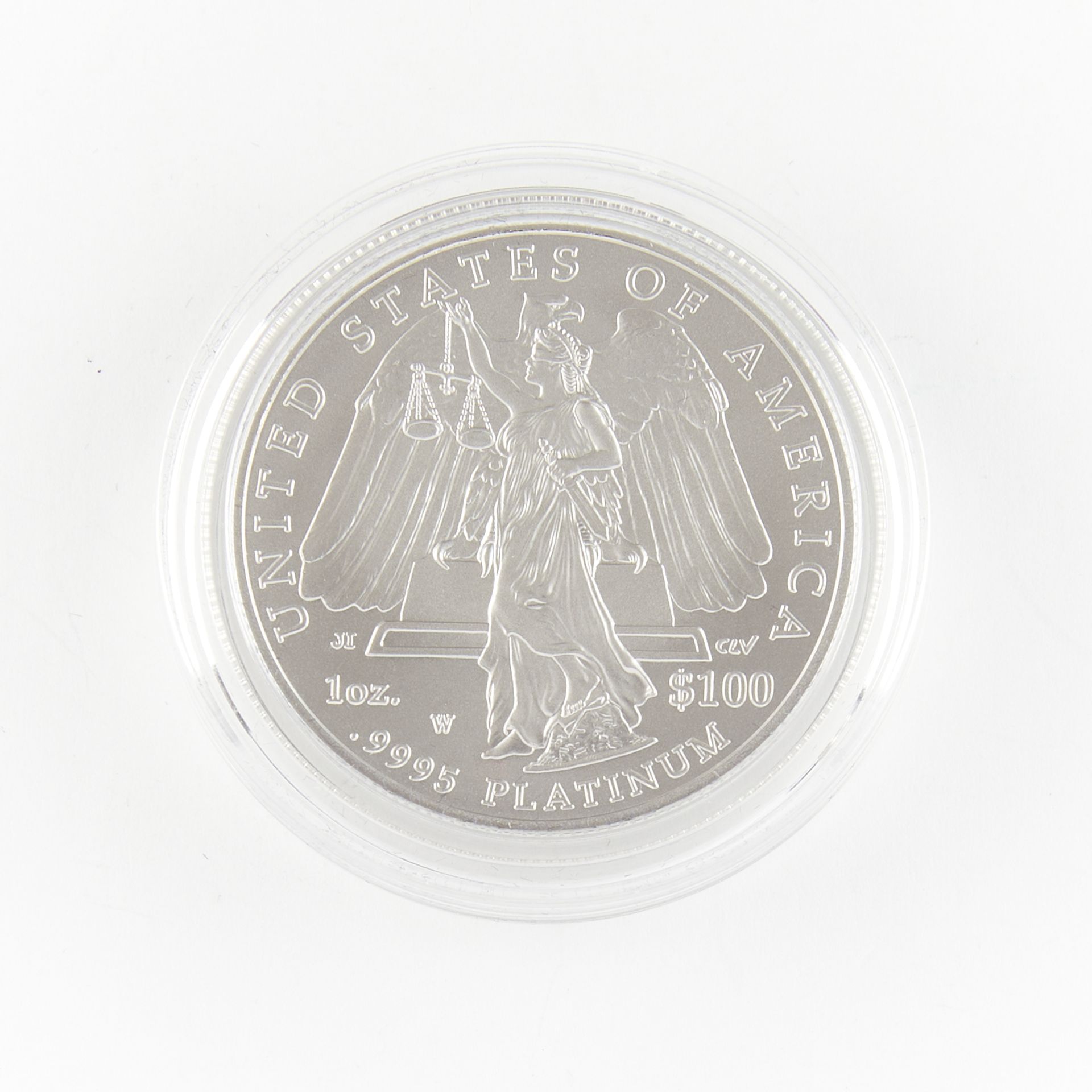 2008 $100 1 oz. Platinum Statue of Liberty Proof Coin - Image 3 of 3